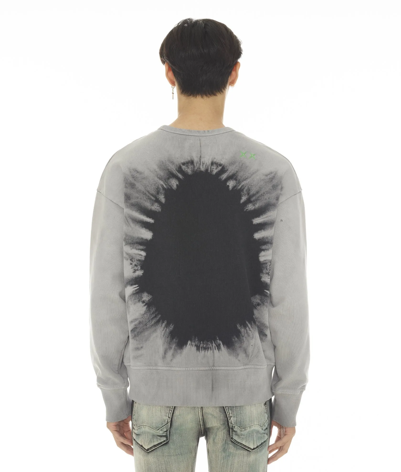 CREW NECK FLEECE IN BURST