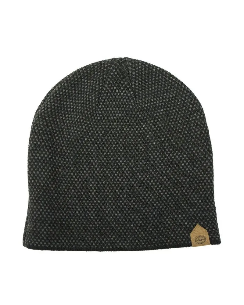 Deidaa Recycled Wool Black Beanie