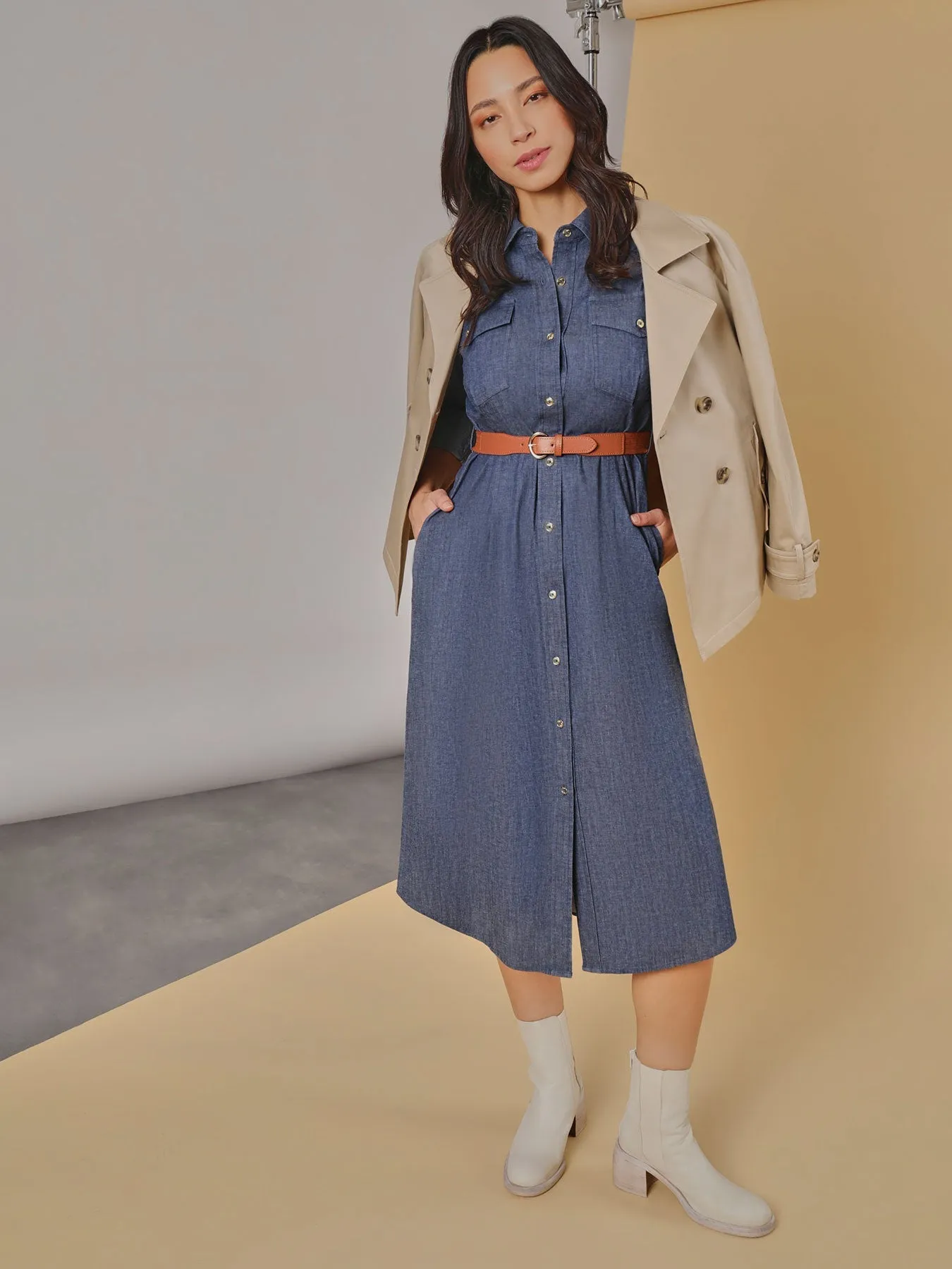 Double-Breasted Trench Coat