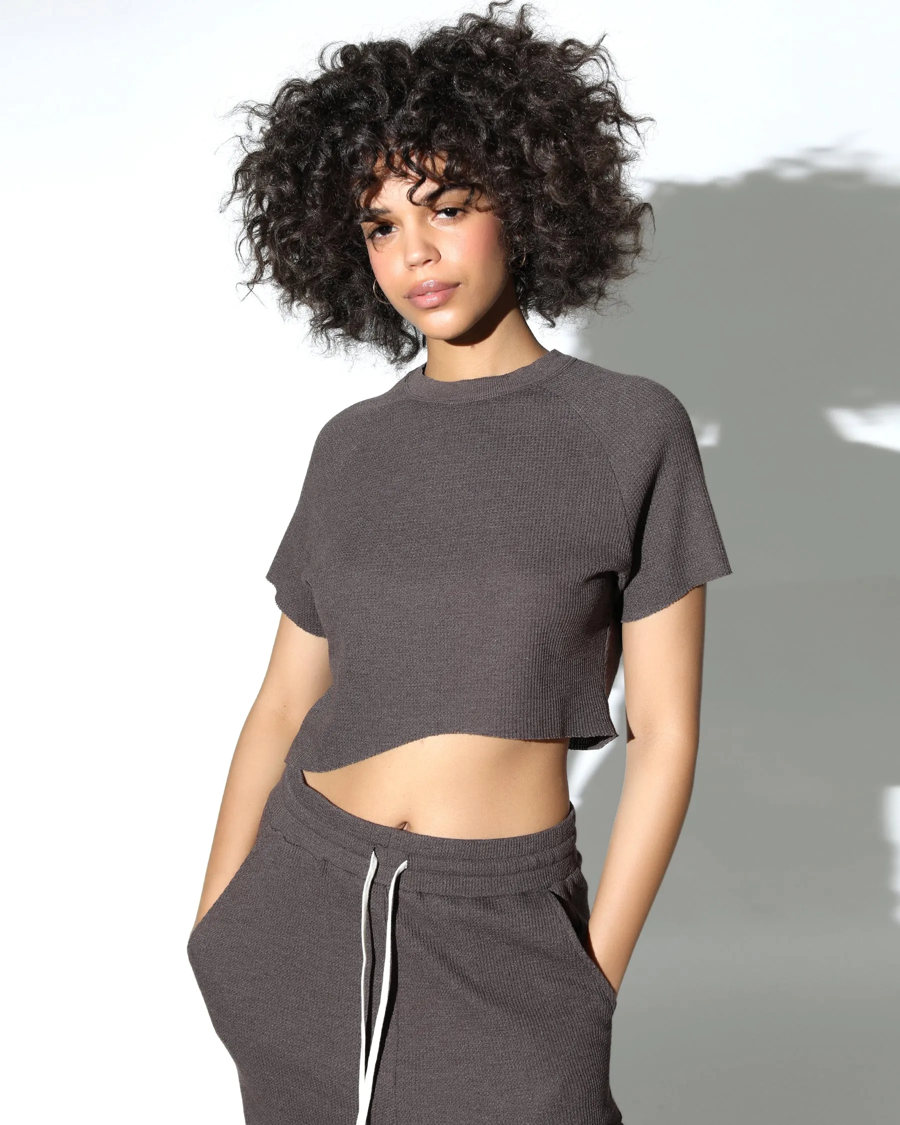 Everest Thermal Raglan Crop Top