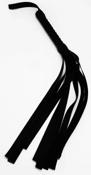 Premium Black Faux Leather Flogger