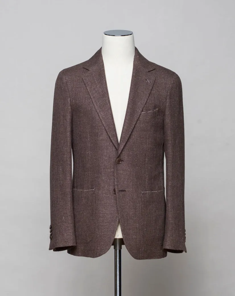 Gaiola Wool & Linen Jacket / Brown