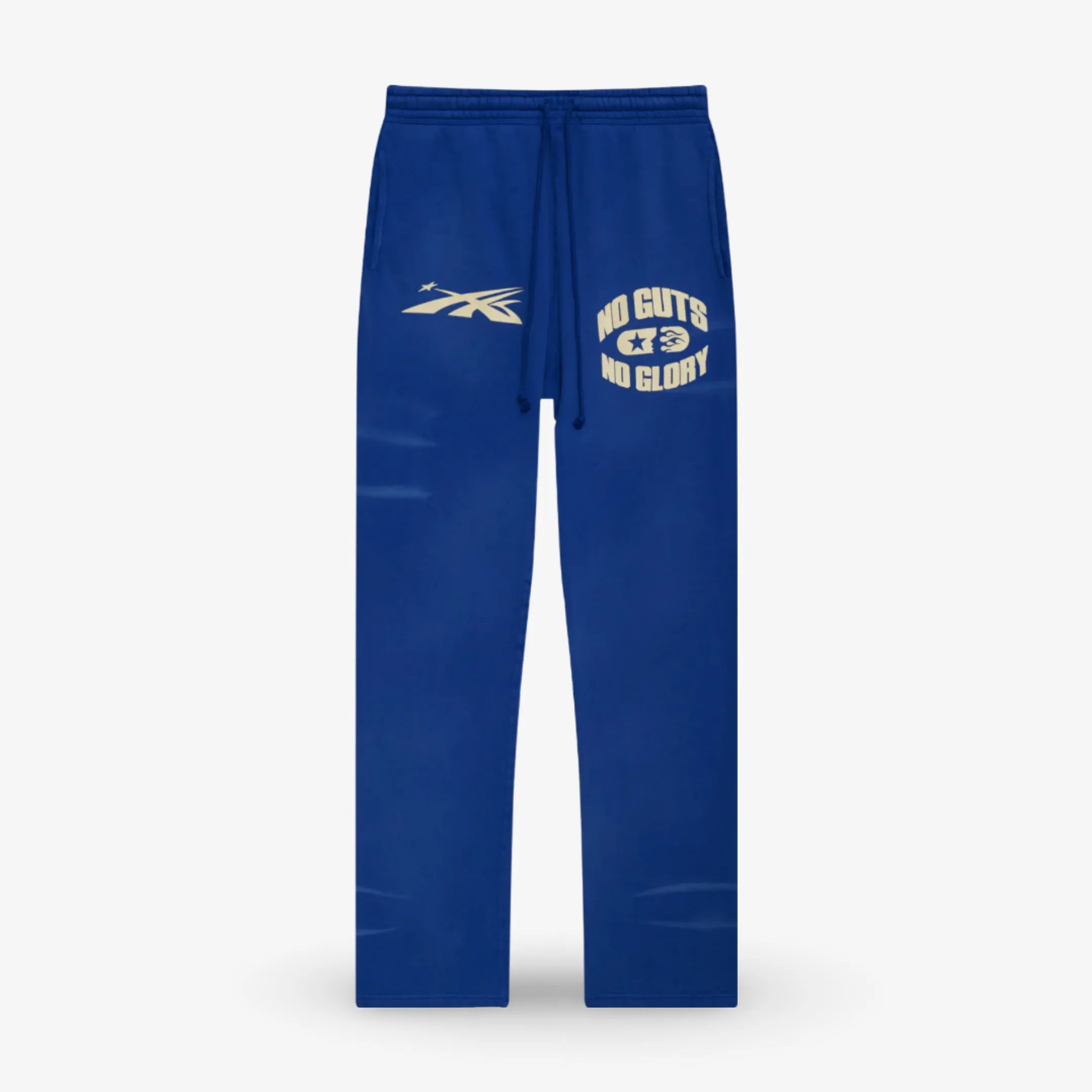 Hellstar Sports Sweatpants 'No Guts No Glory!' Blue SS24