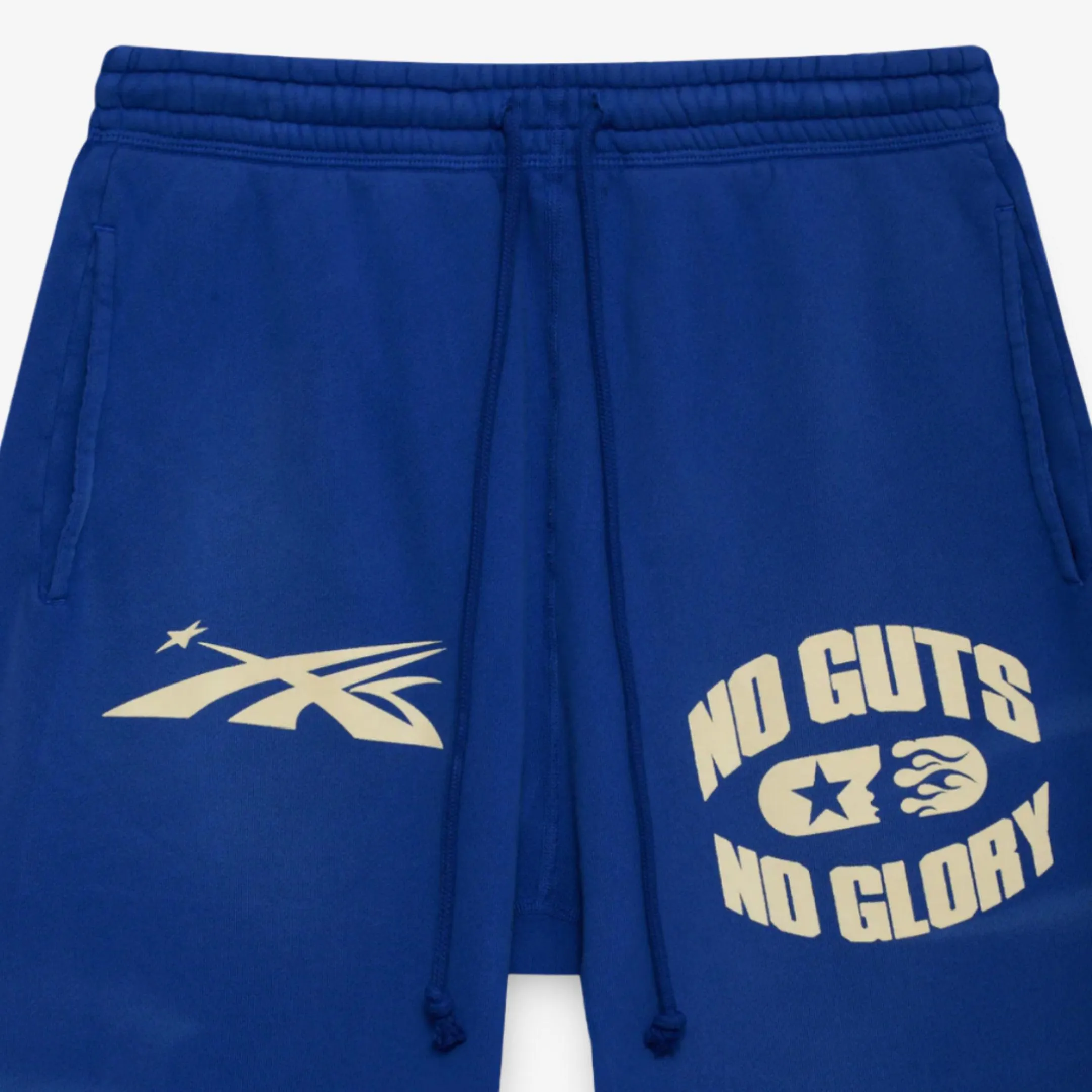 Hellstar Sports Sweatpants 'No Guts No Glory!' Blue SS24