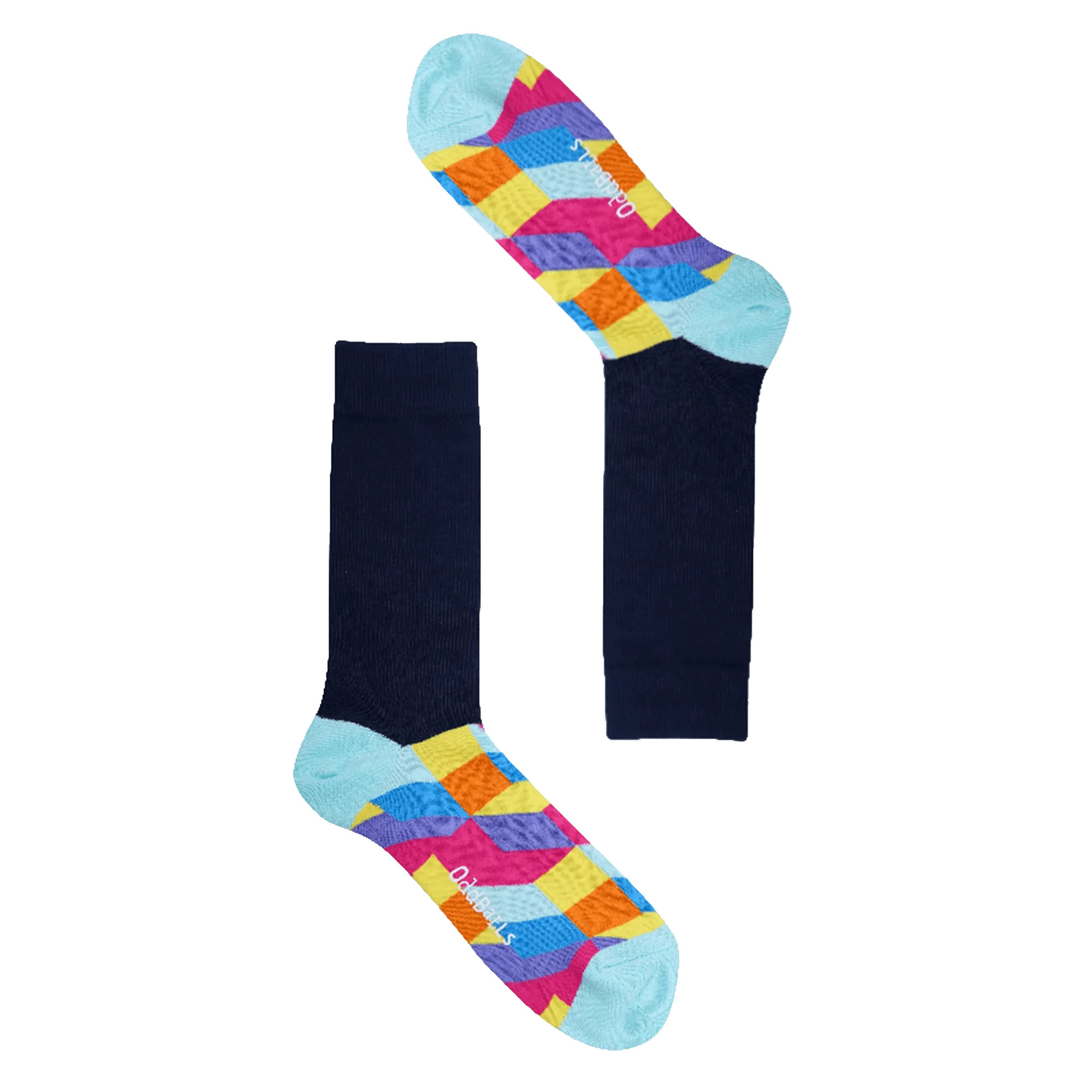 Hidden Mint Tetris - Socks