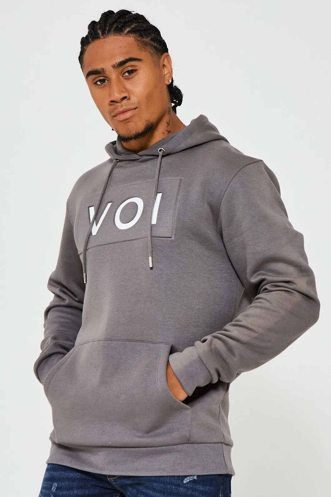 Ireton Fleece Hoodie - Metal Grey