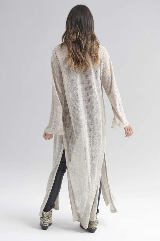 KNITTED DUST COAT