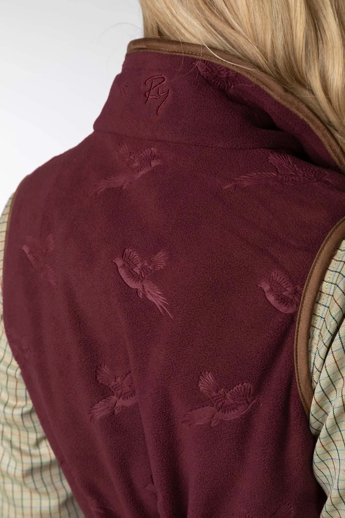 Ladies Pheasant Fleece Gilet - Haxby