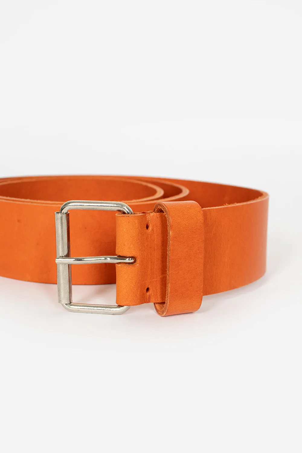 Leather Belt Orange