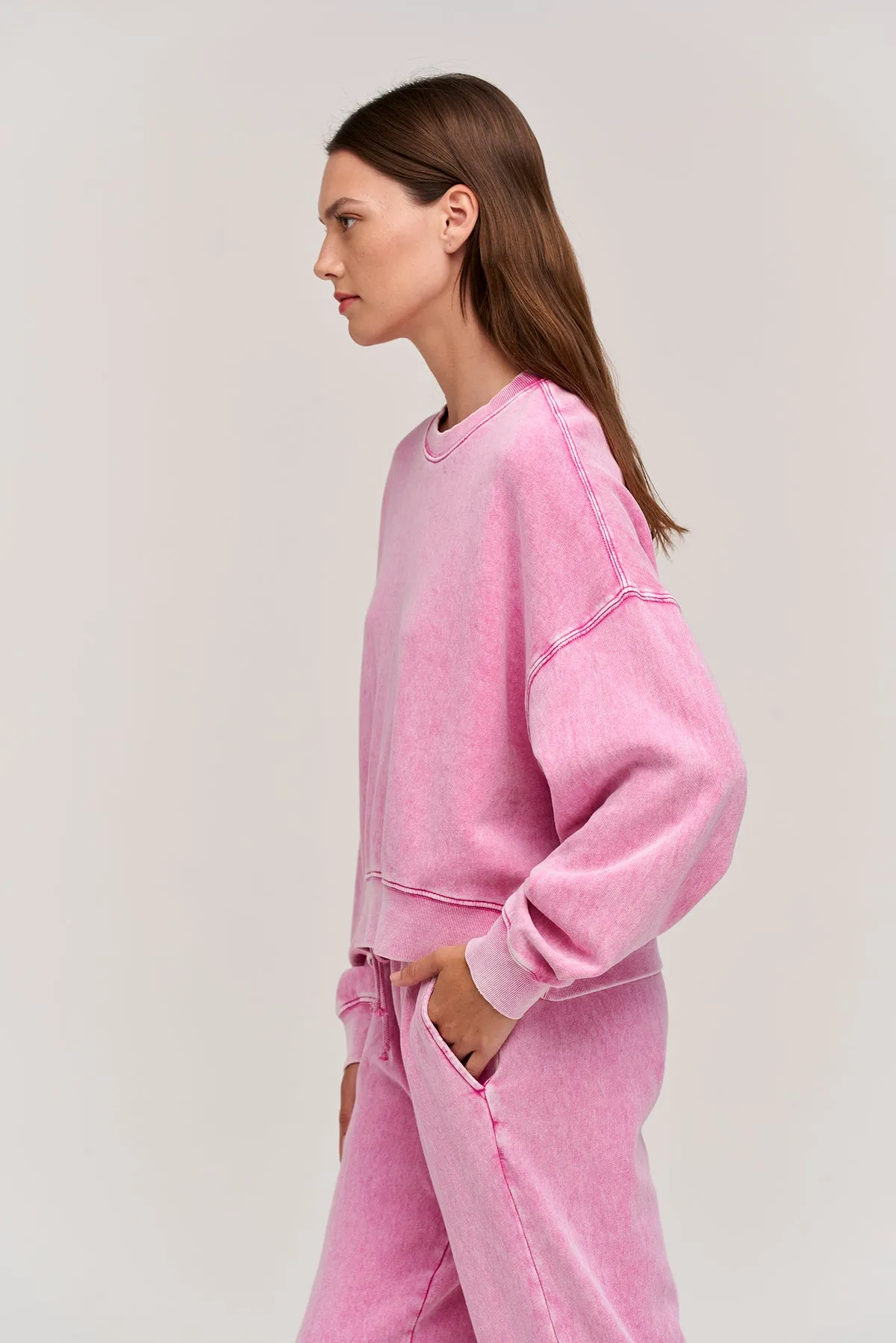 LINDSEY MINERAL FLEECE SWEATSHIRT