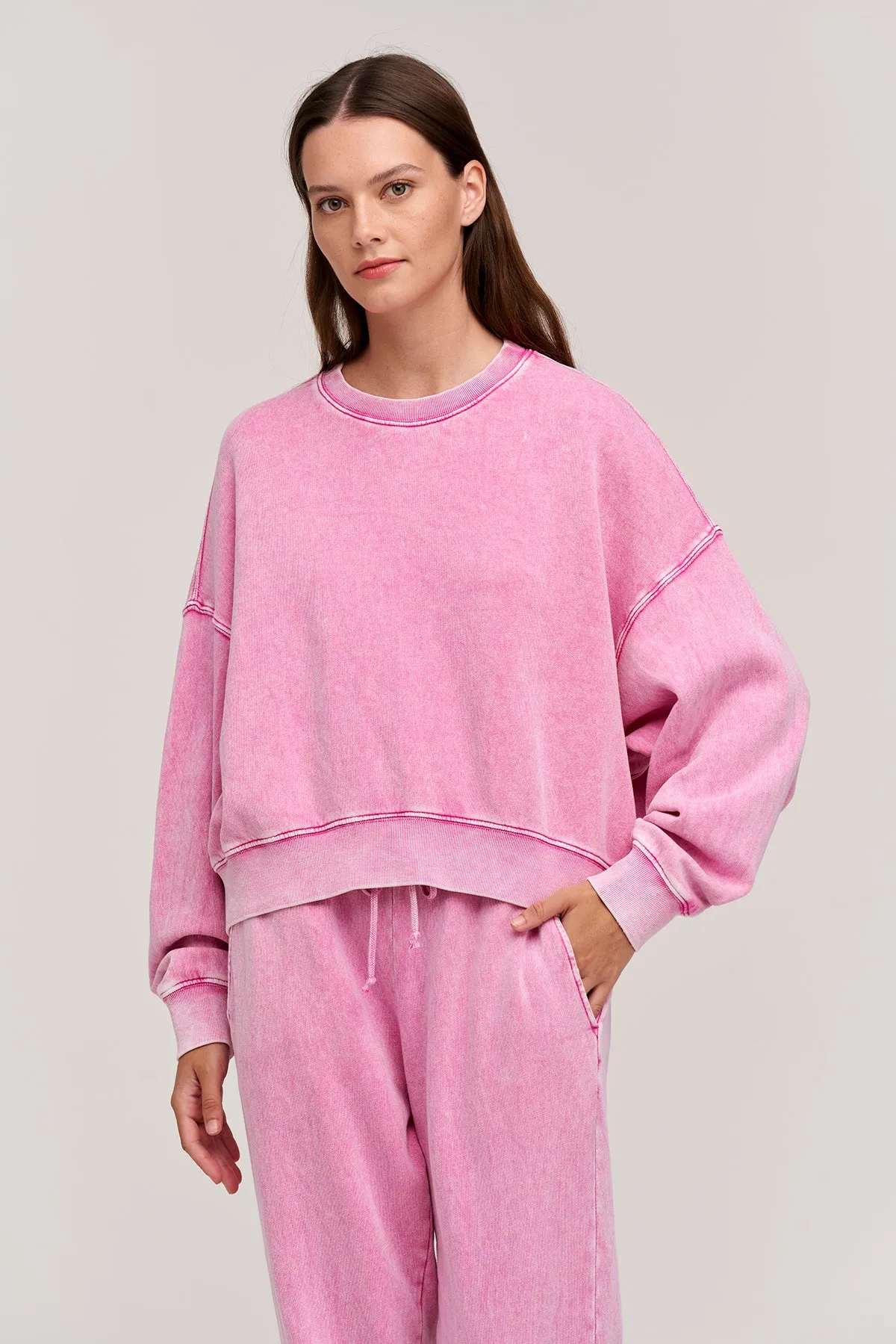 LINDSEY MINERAL FLEECE SWEATSHIRT