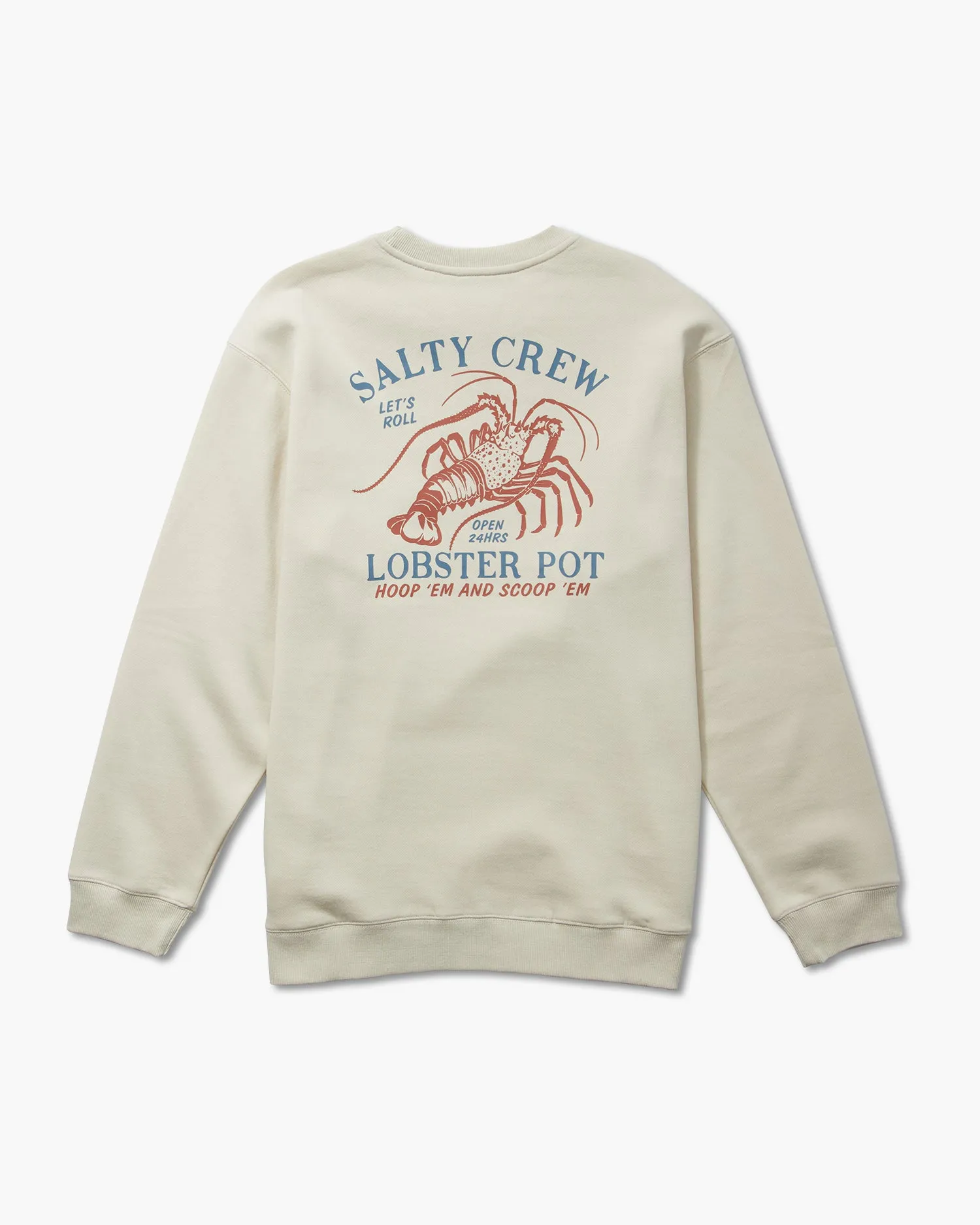 Lobster Pot Bone Crew Fleece