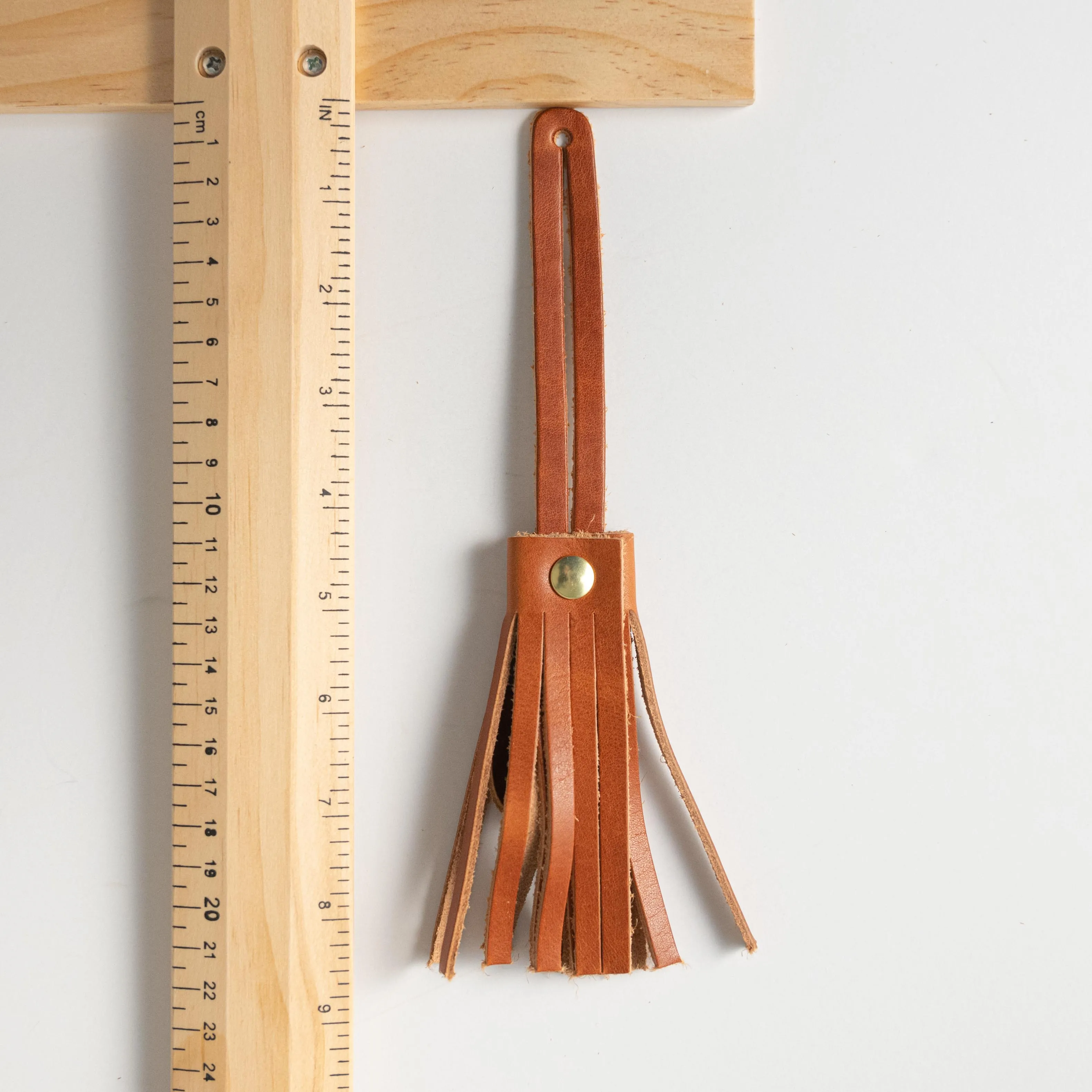 Macchiato Leather Tassel