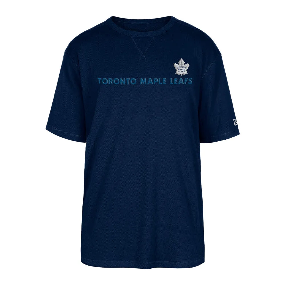 Maple Leafs New Era Men's Thermal Tonal Tee