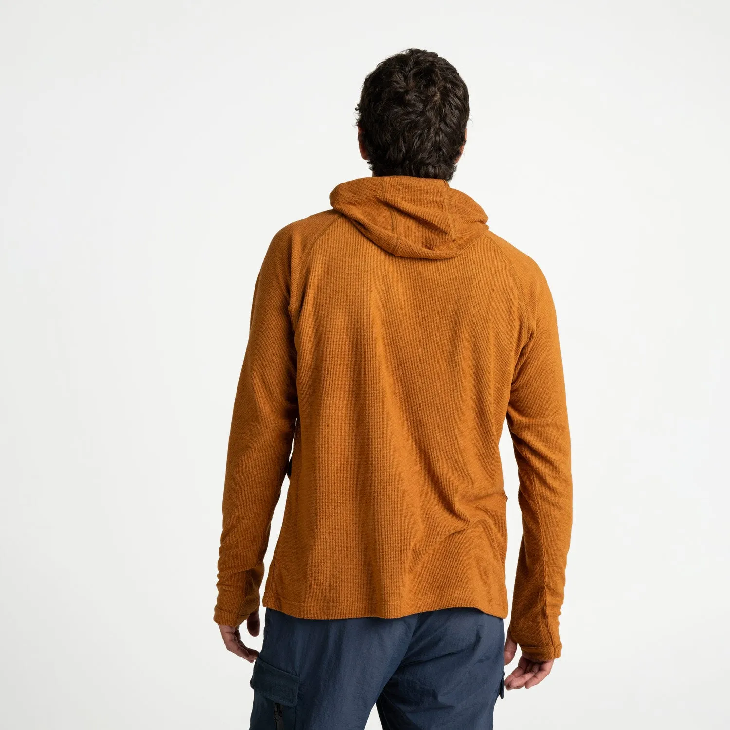 Mens Air-Grid Fleece Tobacco