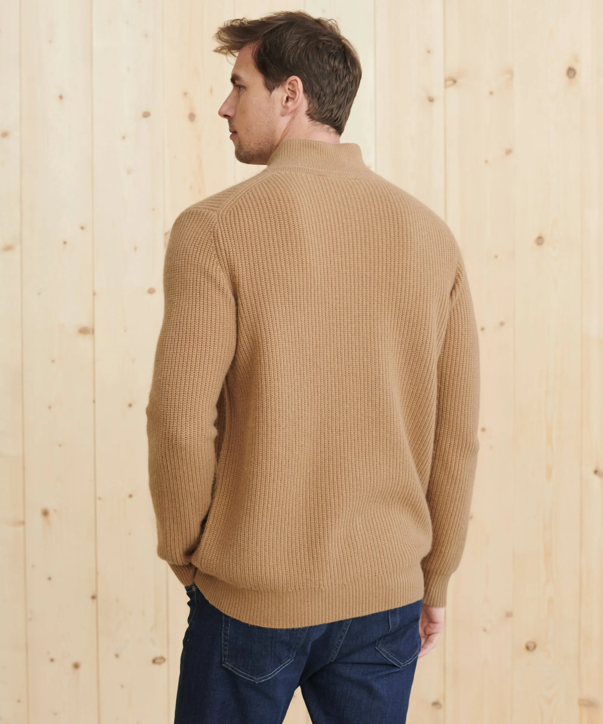 Men's Wool Half Zip