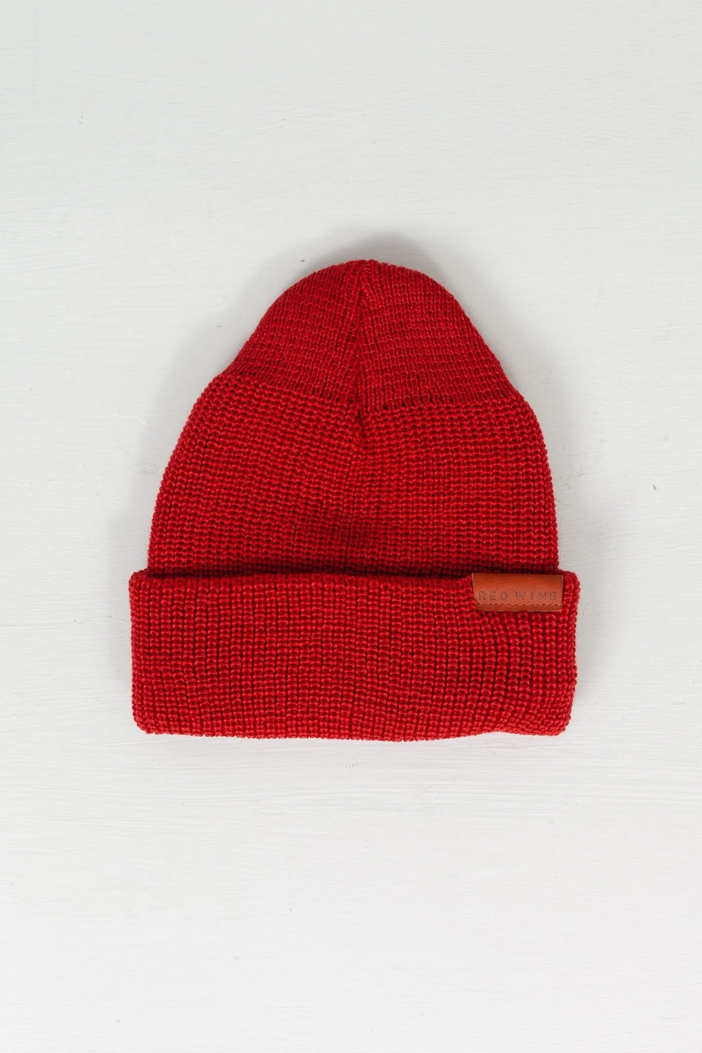 Merino Wool Beanie Red