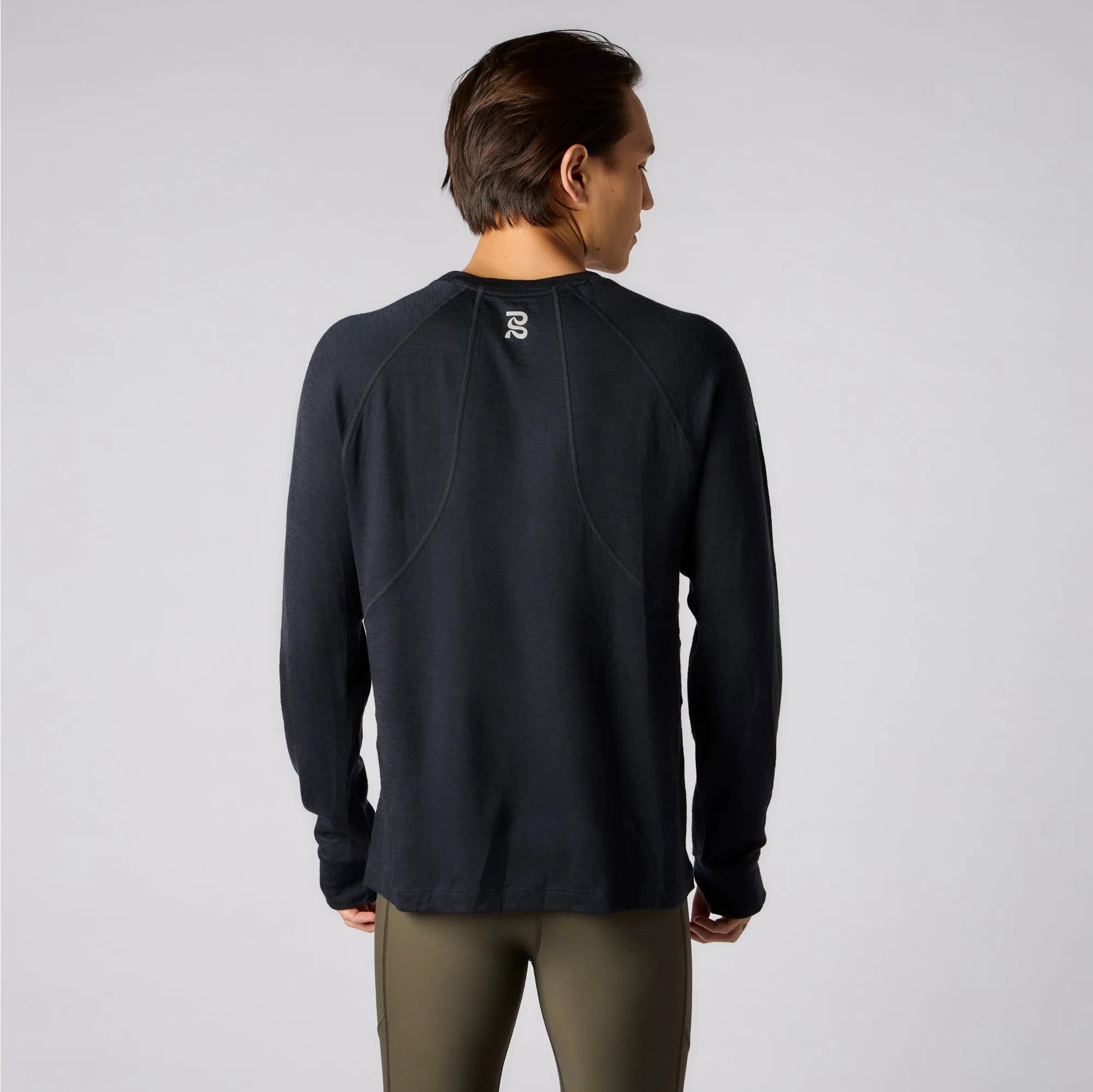 Merino Wool Long Sleeve - Men's, Black