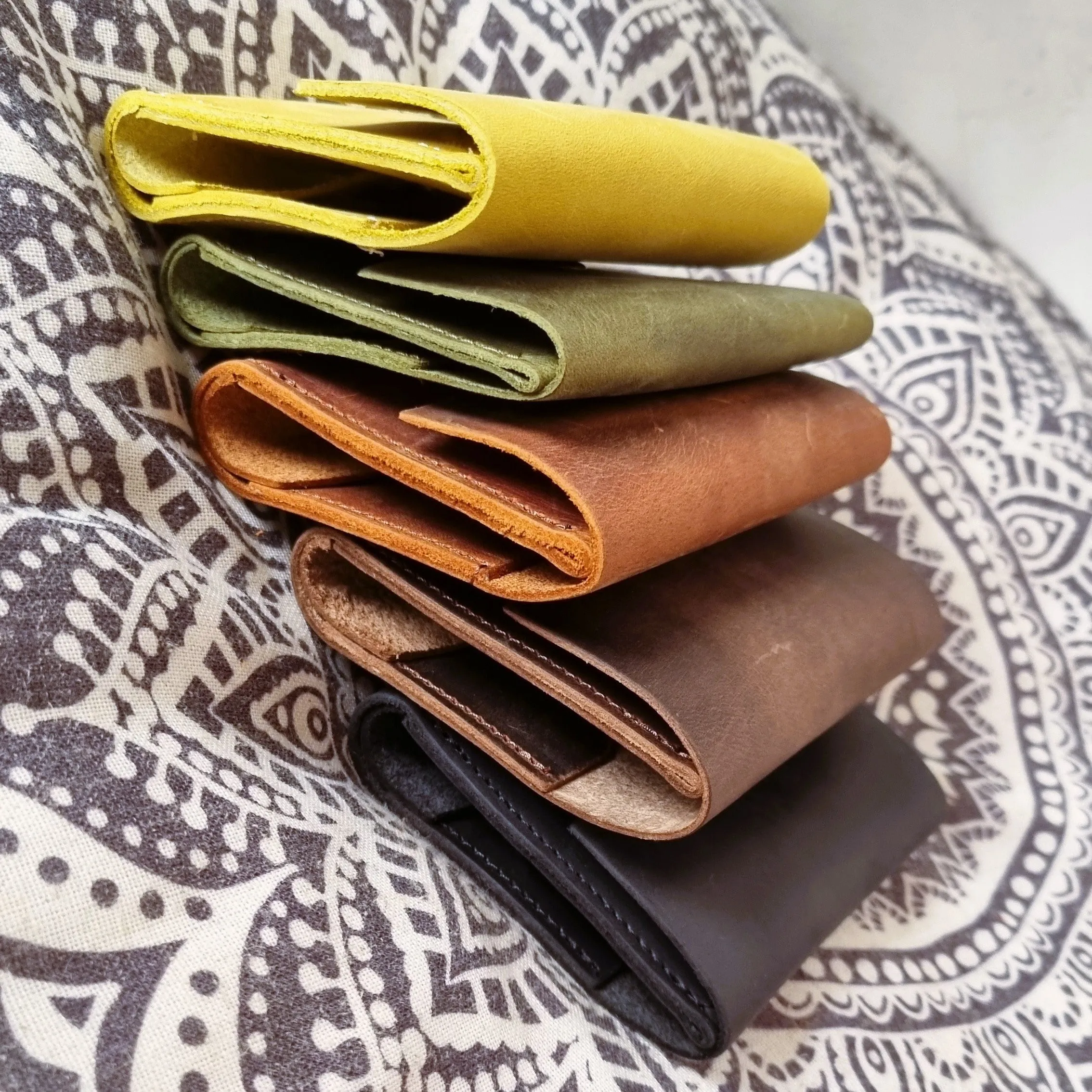 Mini leather wallet