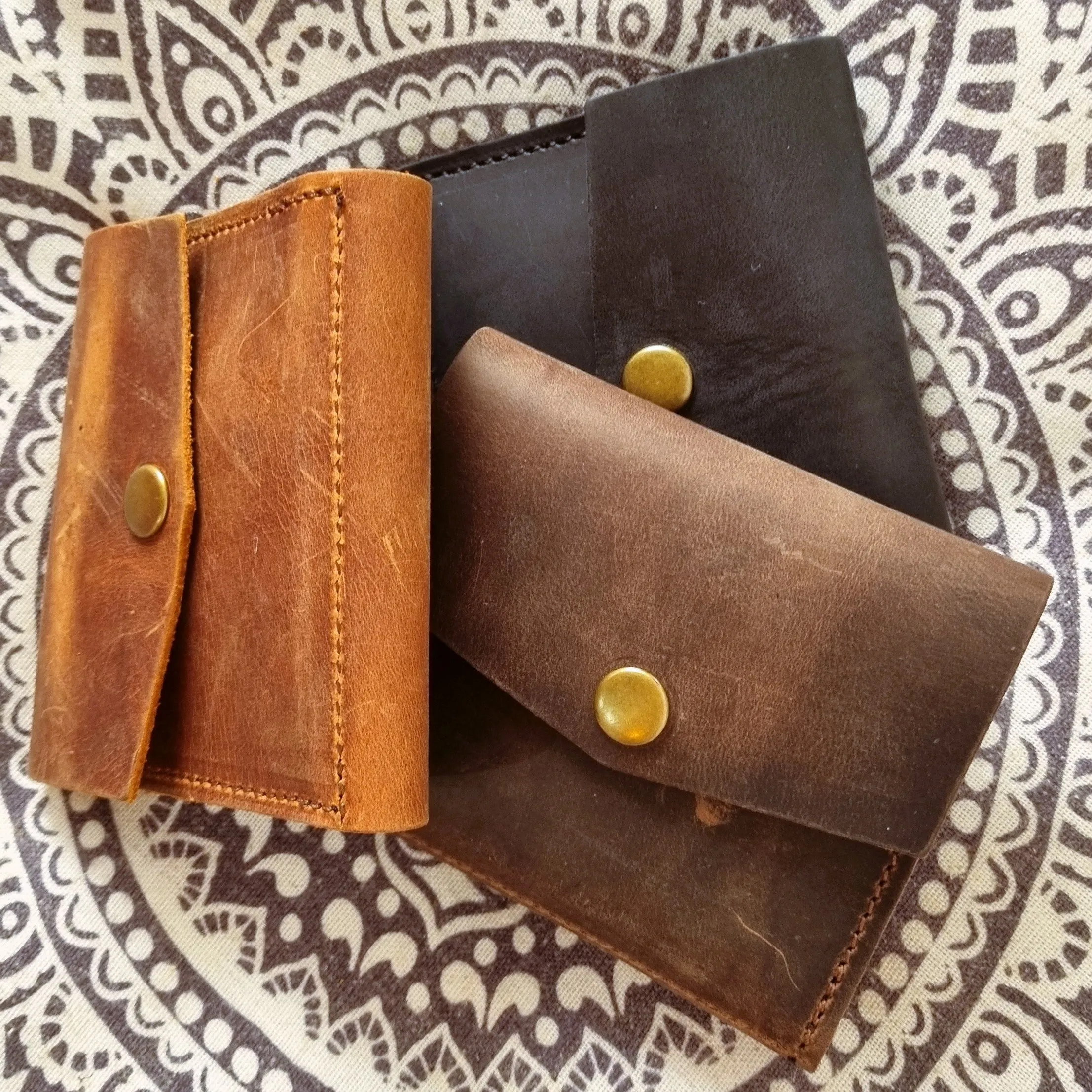 Mini leather wallet