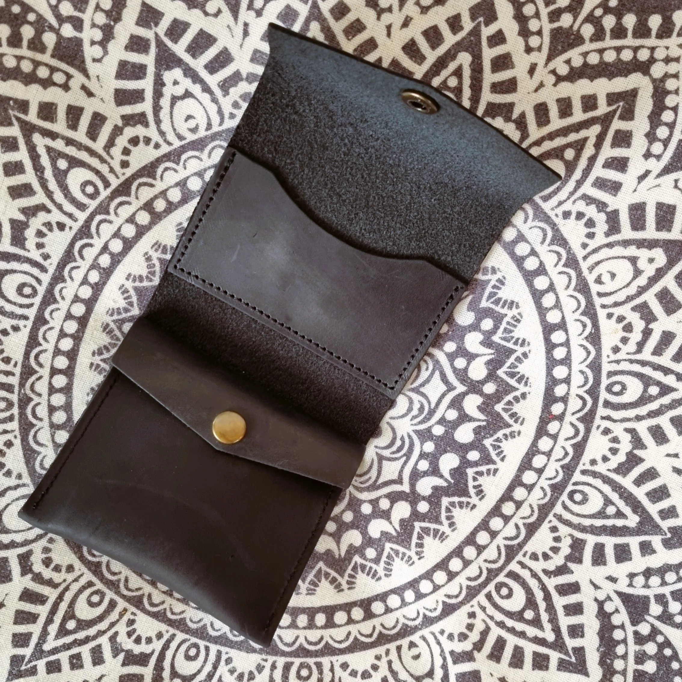 Mini leather wallet