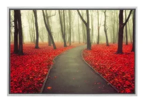 Misty Autumn Forest | Canvas Art Print