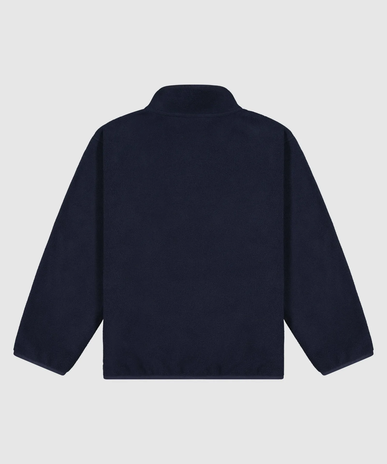 Fleece Quarter Dome Jacket in Deep Blue - Monty