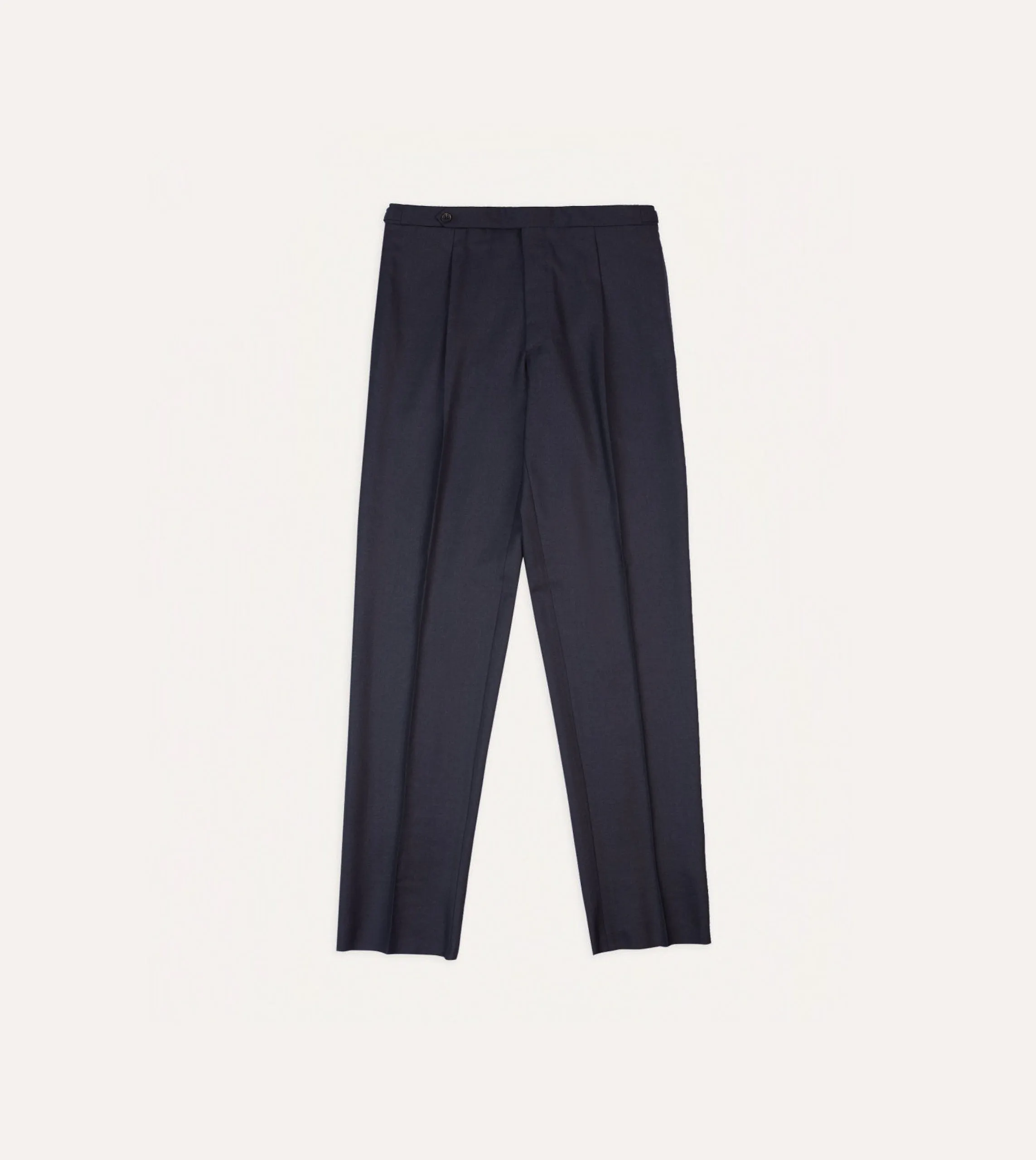 Navy Merino Wool Games Trouser