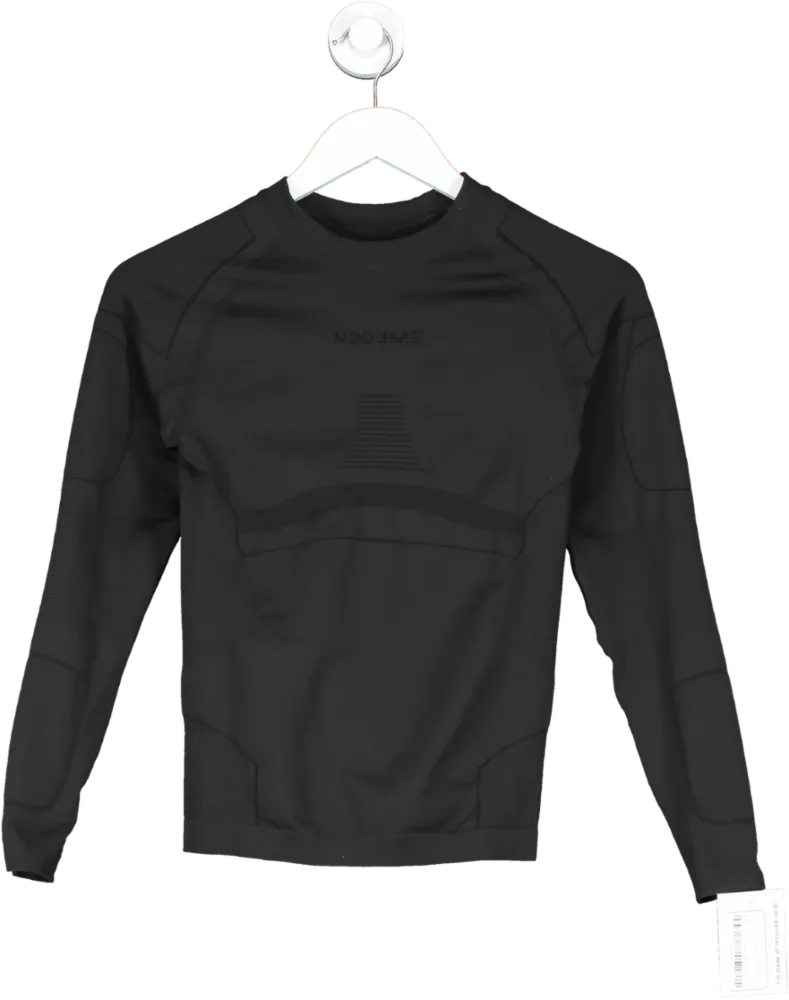 nooyme Black Thermal Base Layer Top UK S