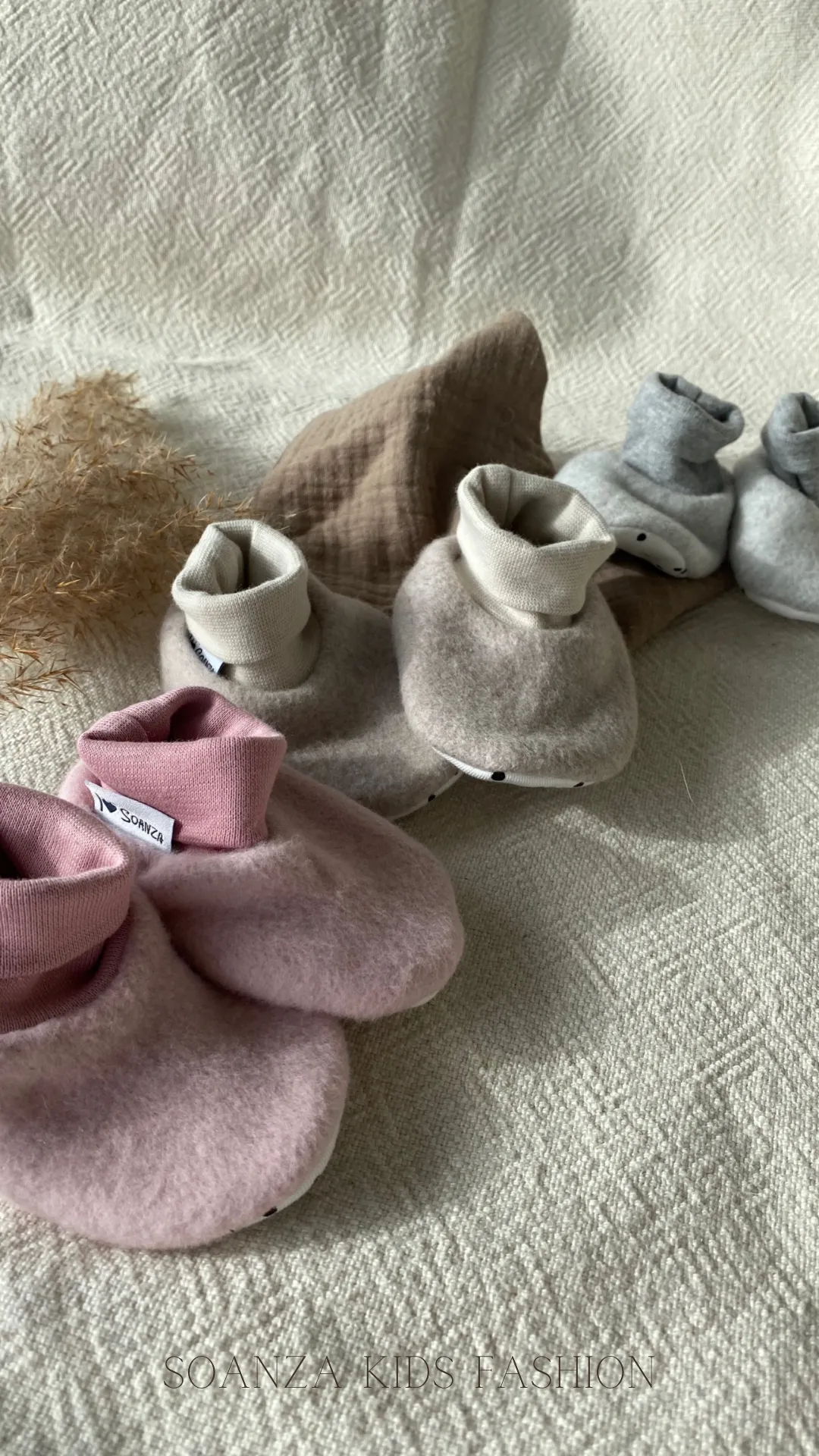 organic Fleece-Booties