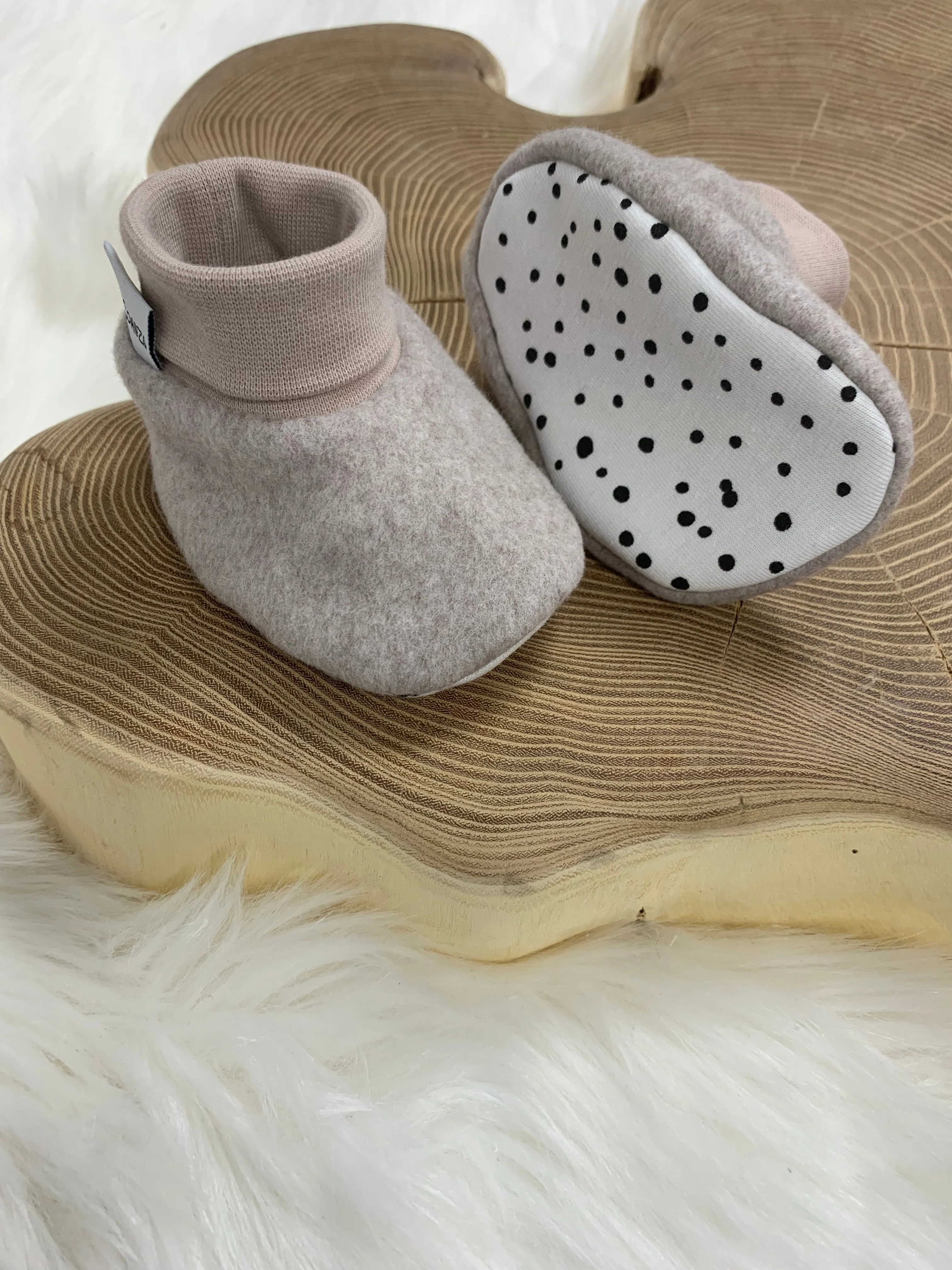 organic Fleece-Booties