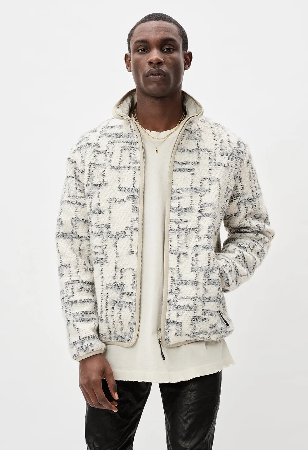 Polar Fleece Full Zip / Aspen Jacquard