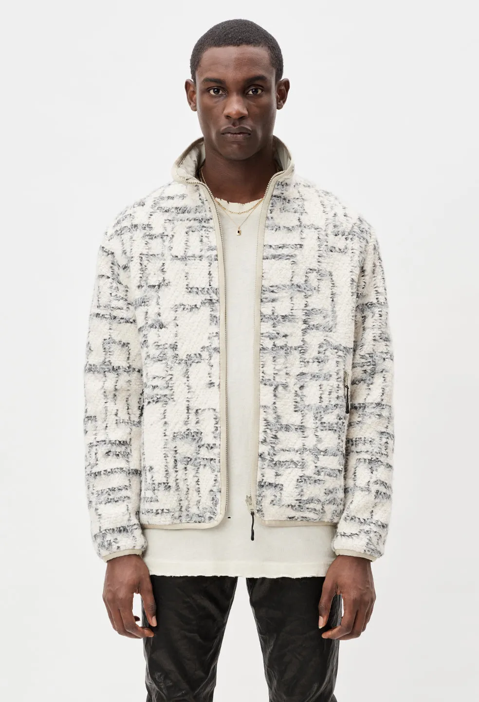 Polar Fleece Full Zip / Aspen Jacquard