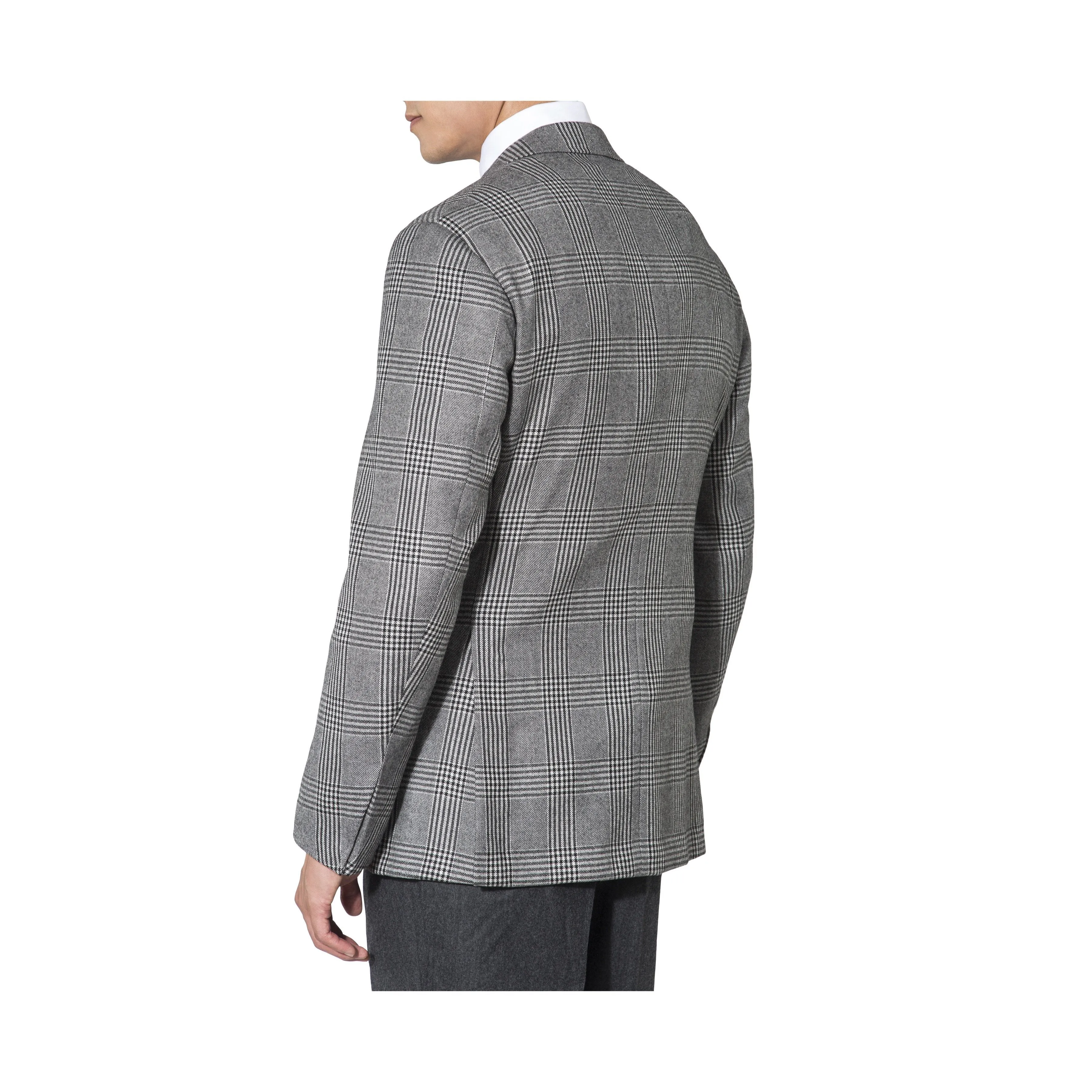 Prince Of Wales Check Model 3 Sport Coat