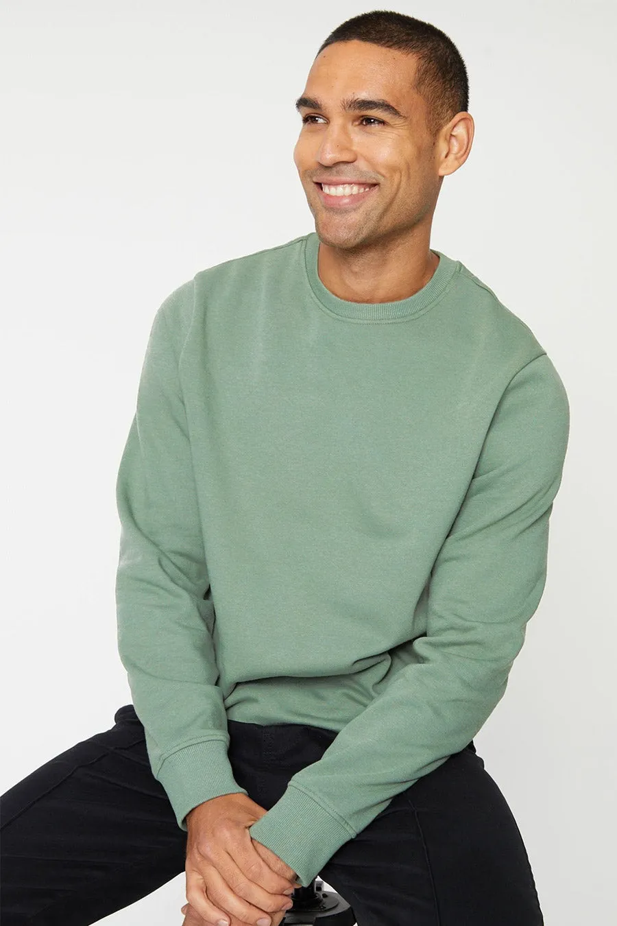 Sage Green - Fleece Sweatshirt