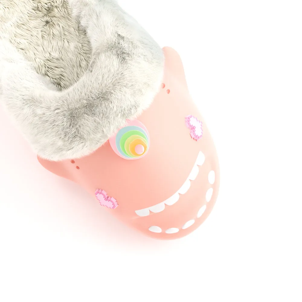 Sharkicks Pro - Winter Unicorn Pixel Heart Eyes Heel-open