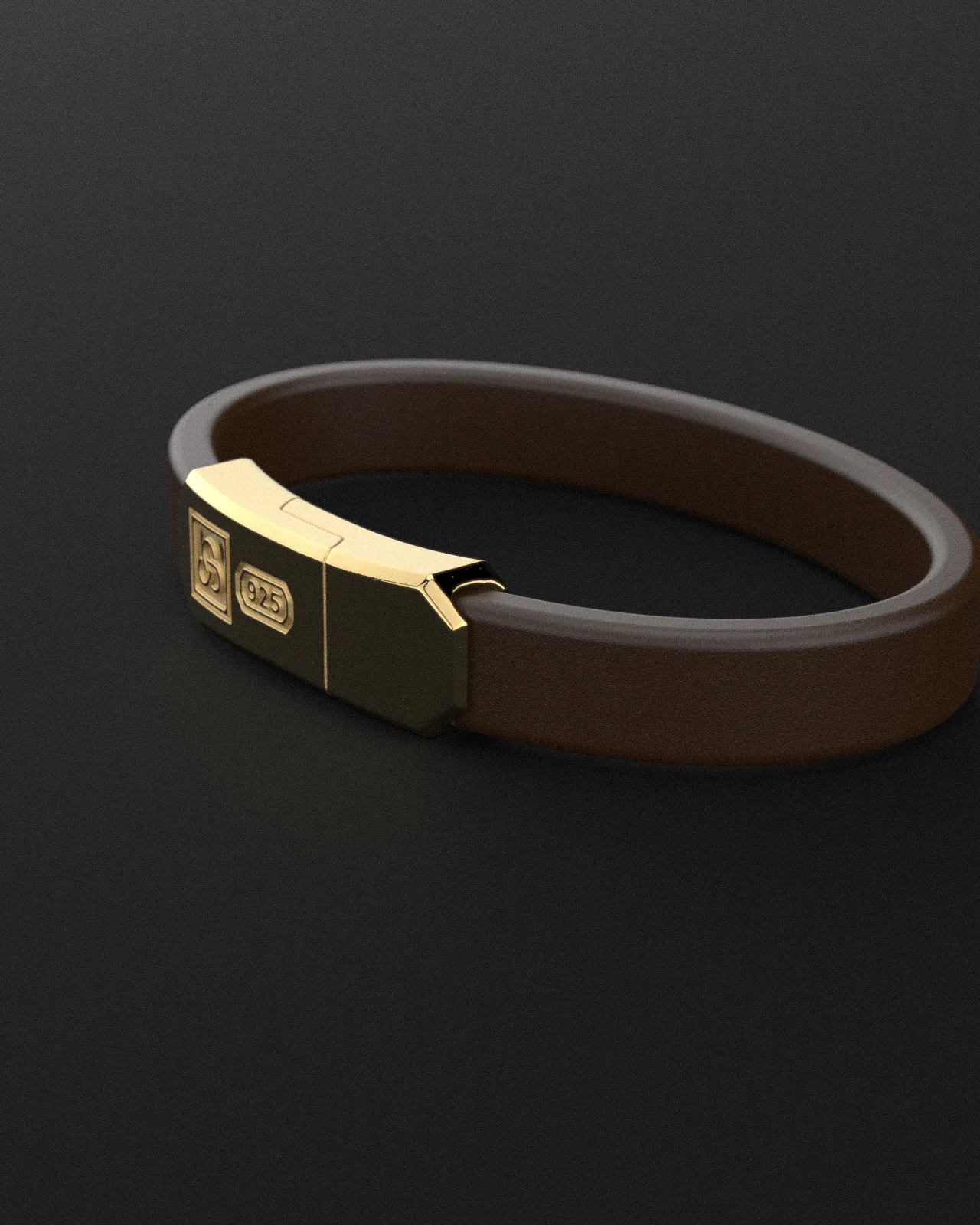 Signature Leather Bracelet