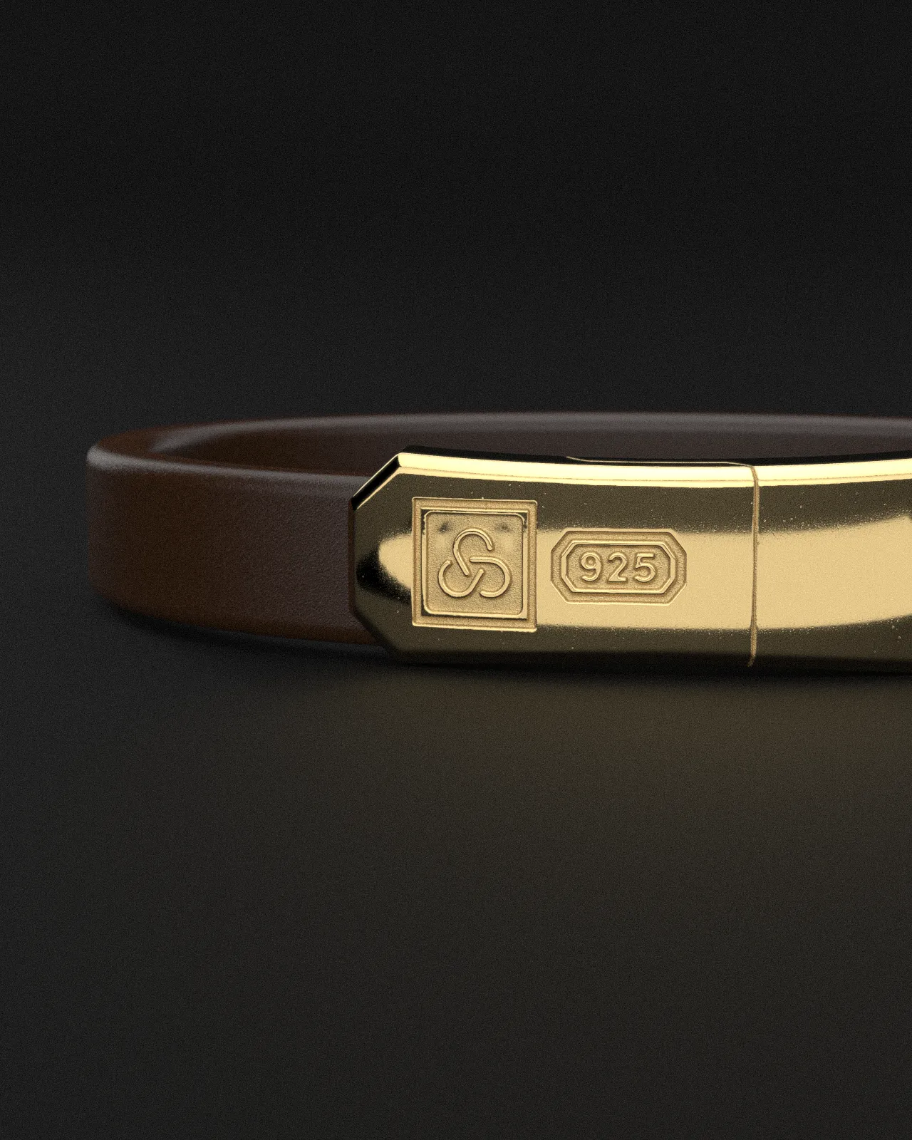 Signature Leather Bracelet