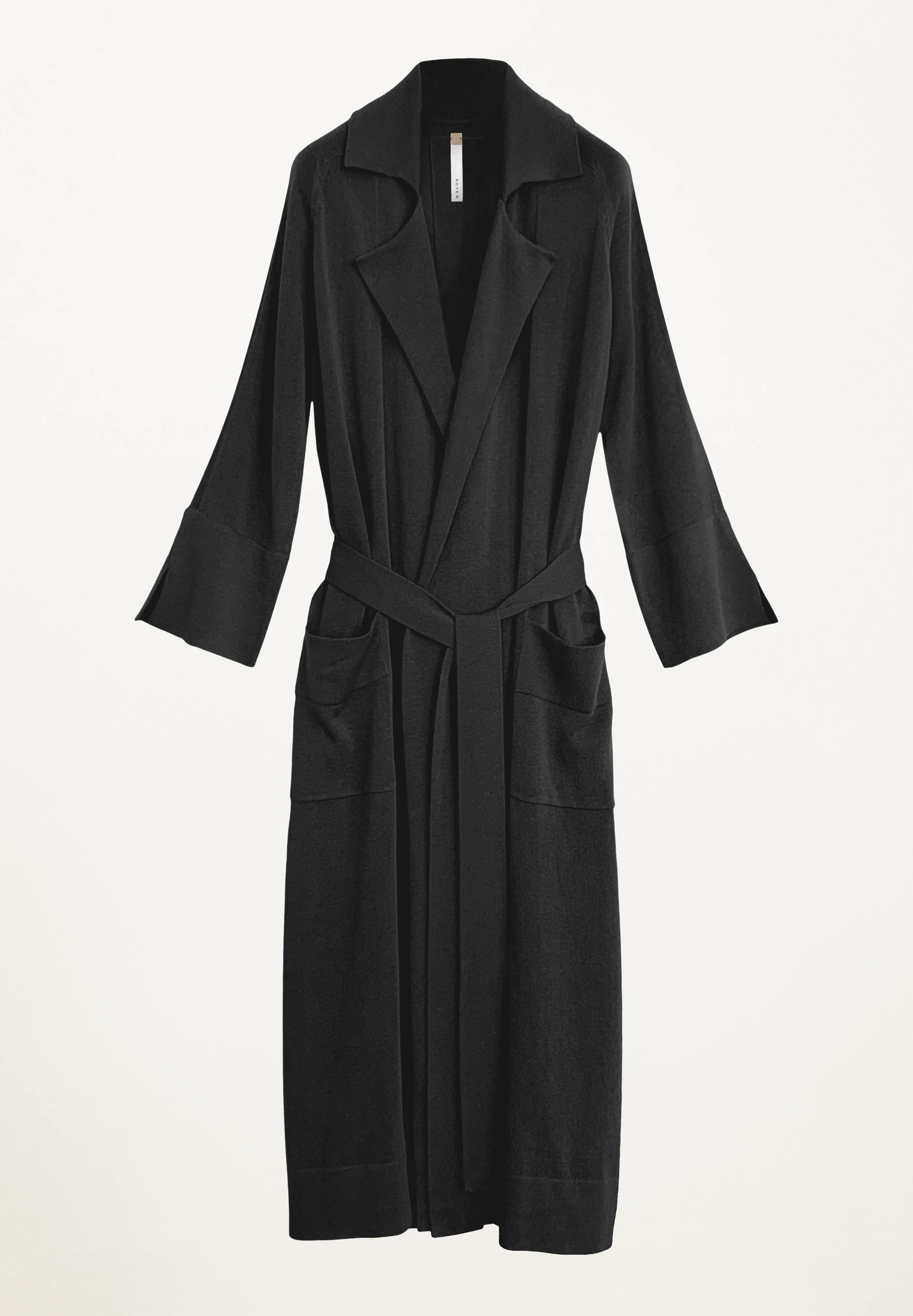 Sloane Belted Trench in Black