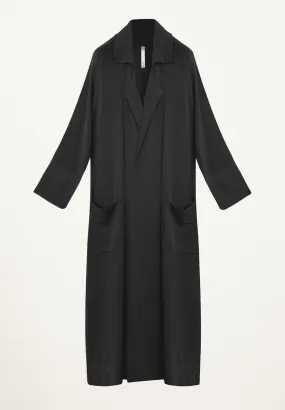 Sloane Belted Trench in Black