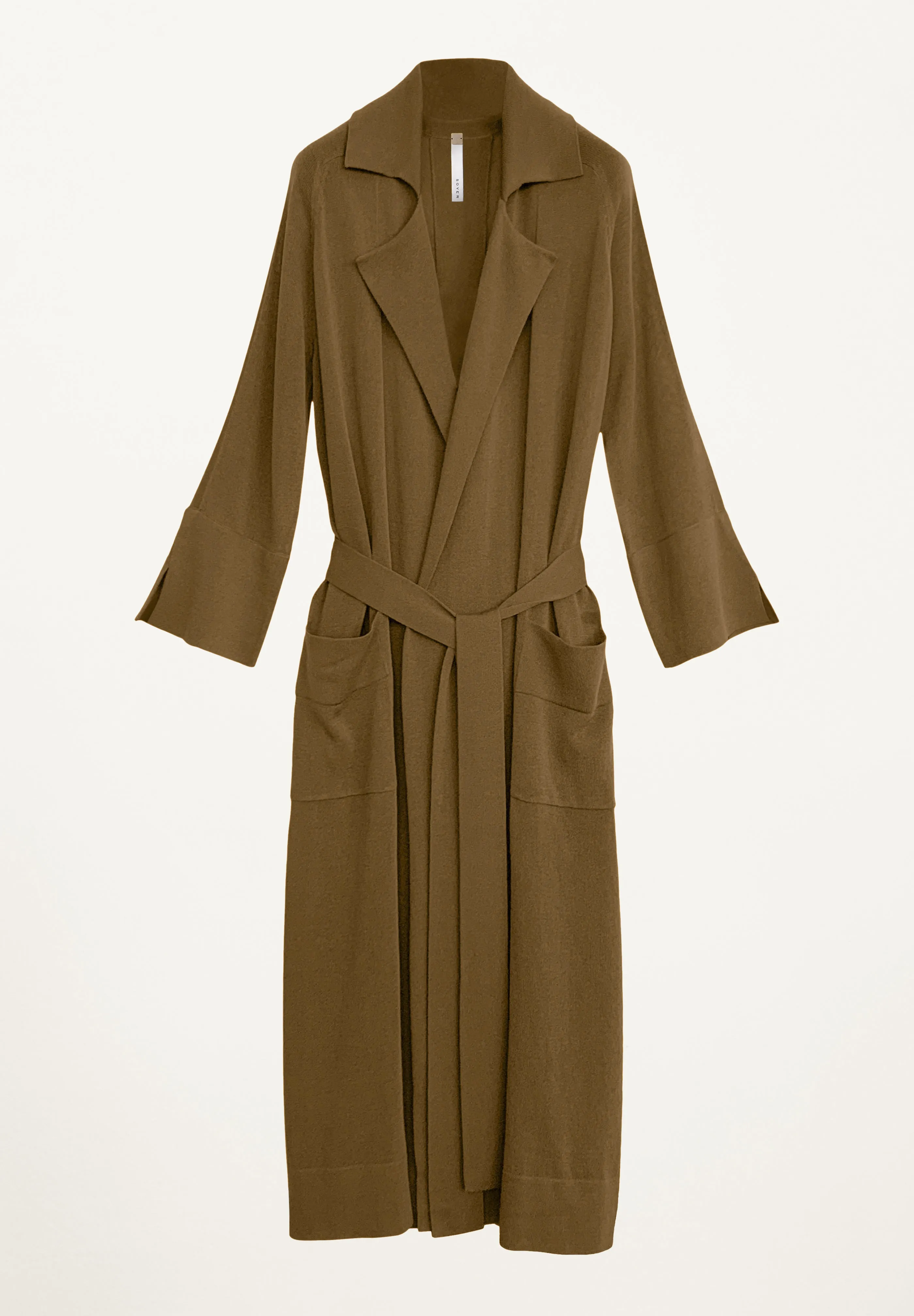 Sloane Belted Trench in Khaki