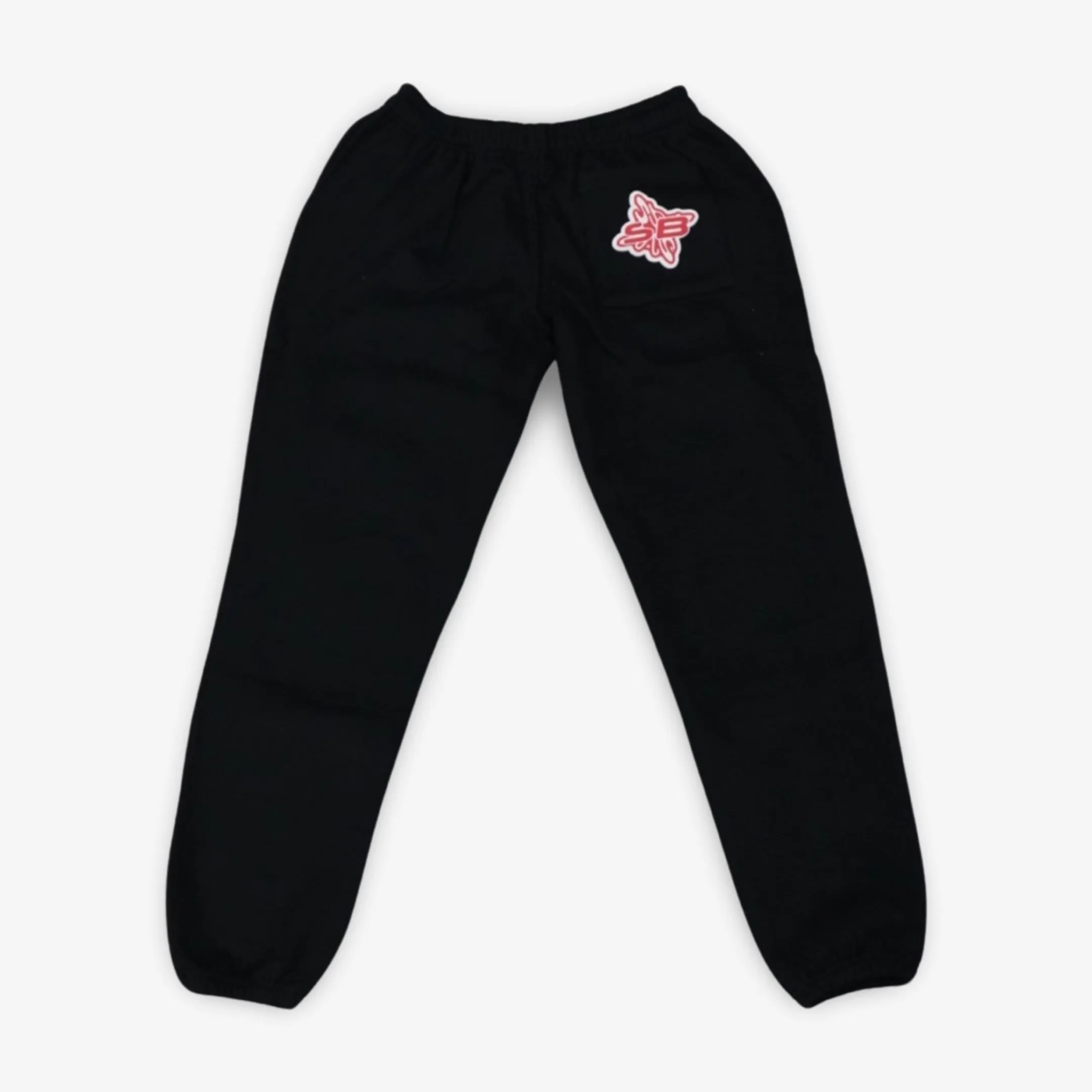 Stainbandz Puff Print Sweatpants 'SB Studios' Black / Red