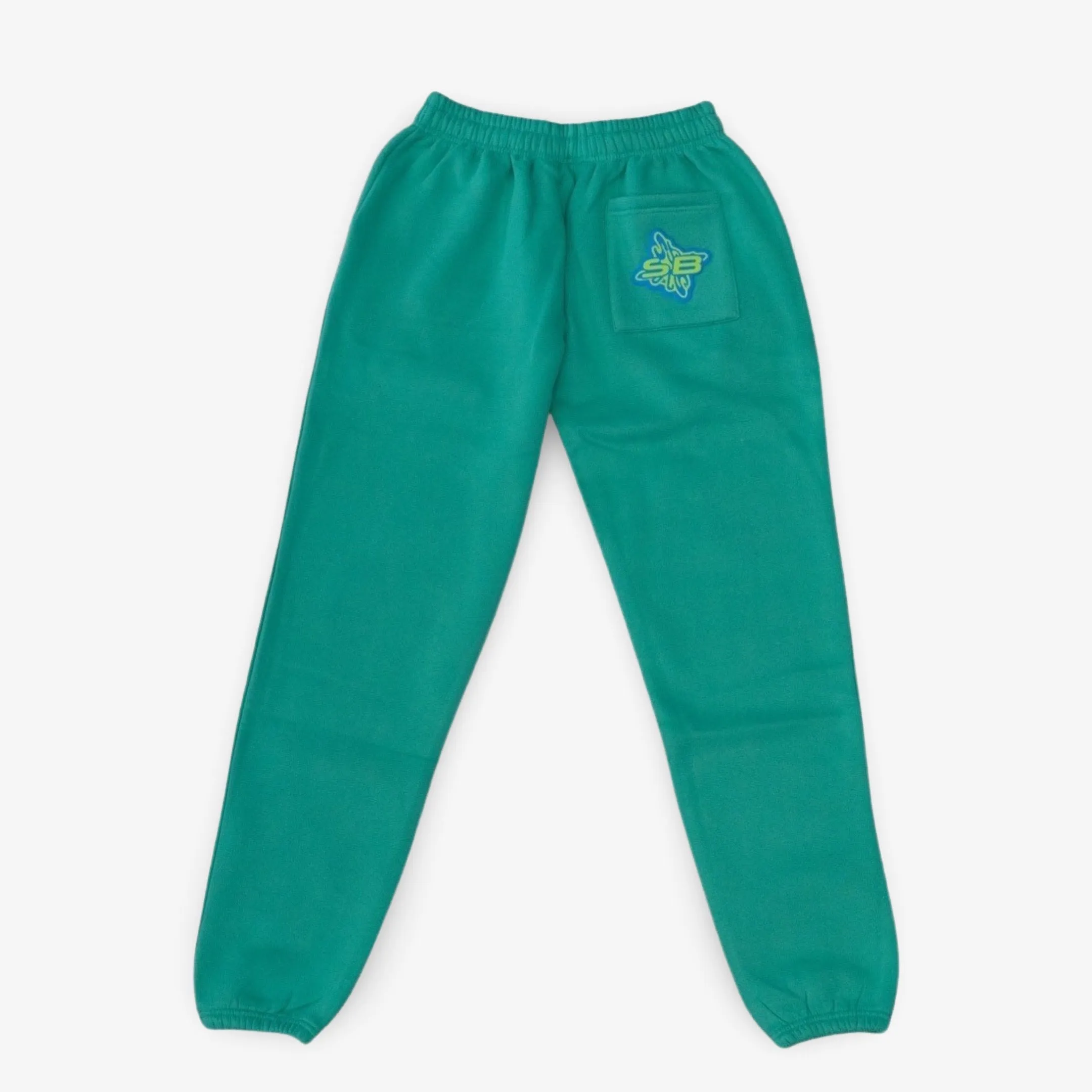 Stainbandz Puff Print Sweatpants 'SB Studios' Mint Green / Powder Blue