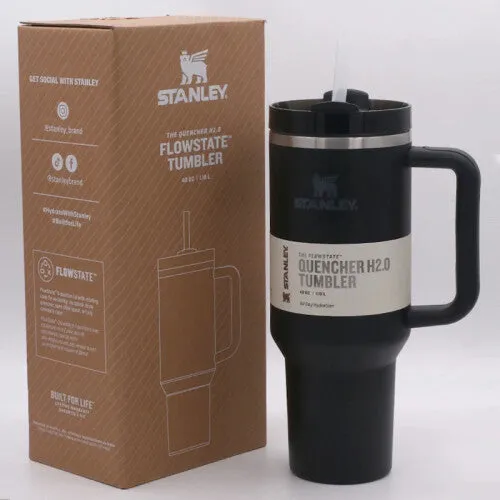 Stanley Quencher H2.0 FlowState Insulated Thermal Mug Black