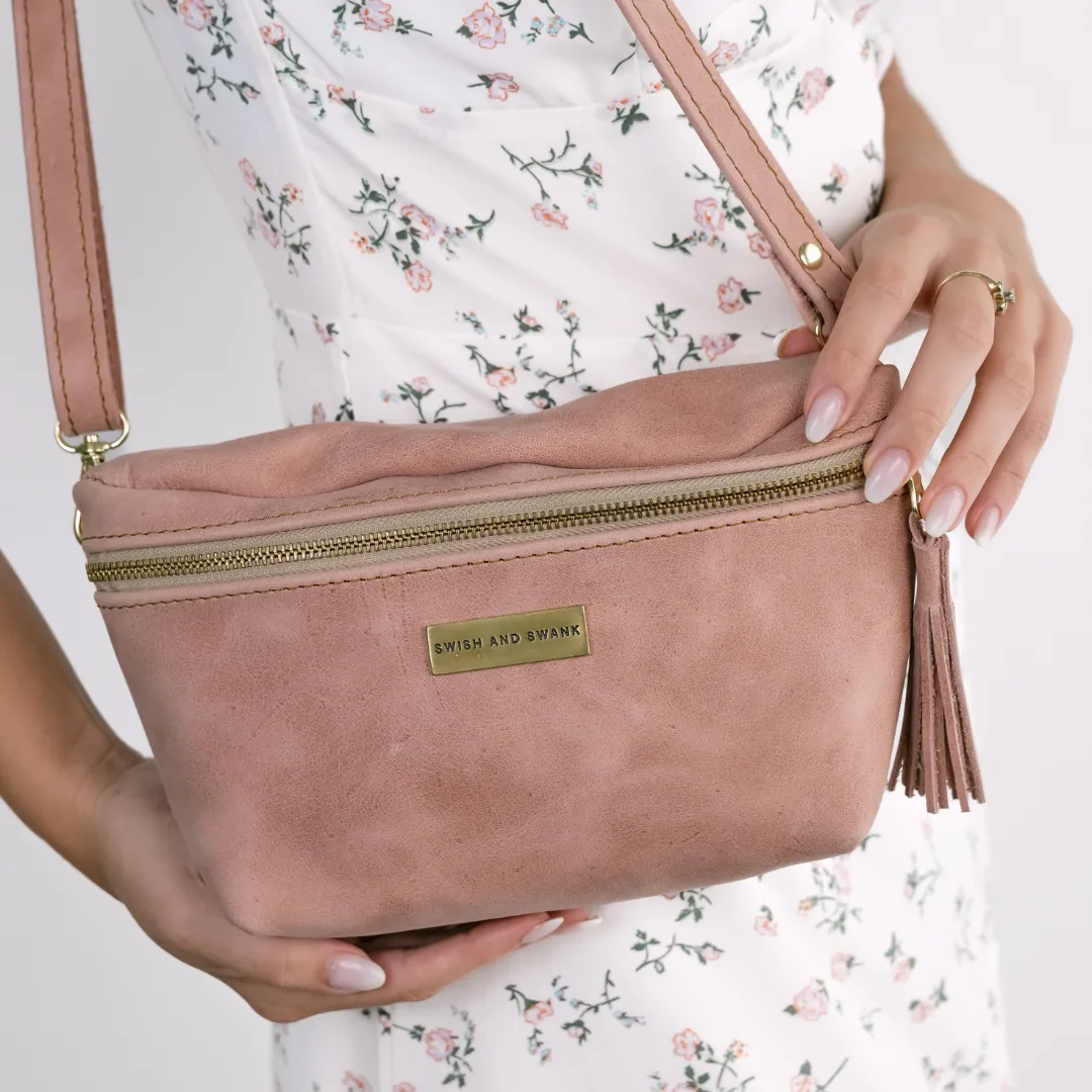 The Leather Belt Bag - Dusty Pink LIMITED EDITION