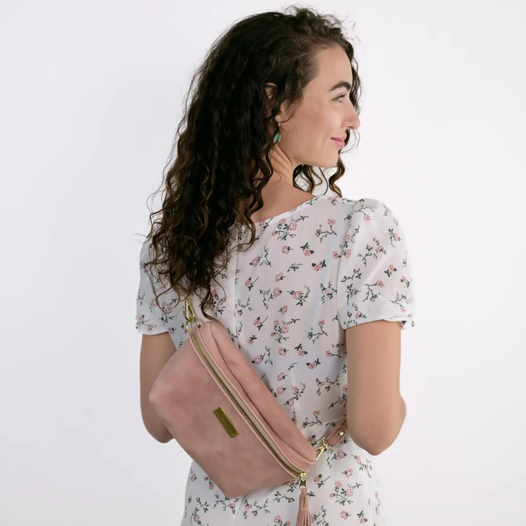 The Leather Belt Bag - Dusty Pink LIMITED EDITION