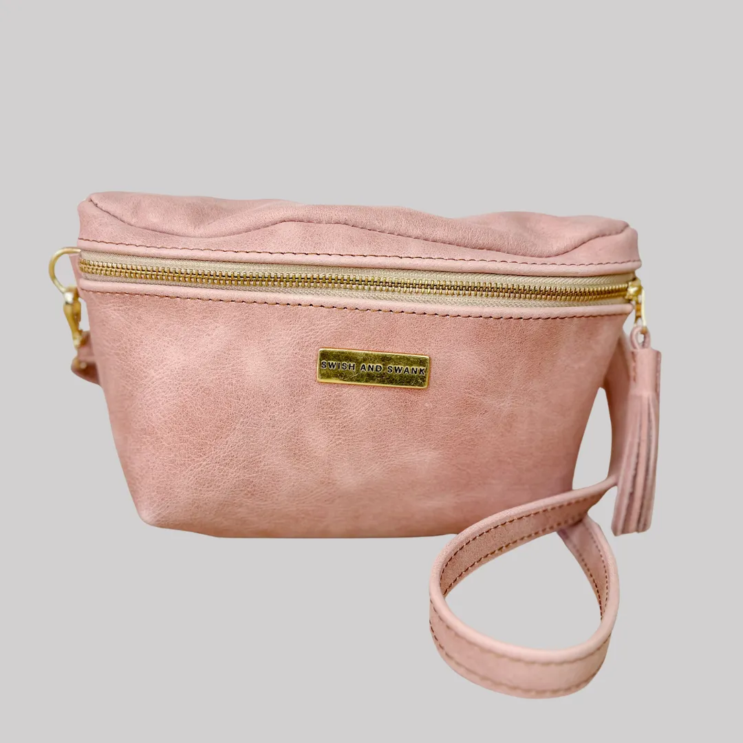 The Leather Belt Bag - Dusty Pink LIMITED EDITION