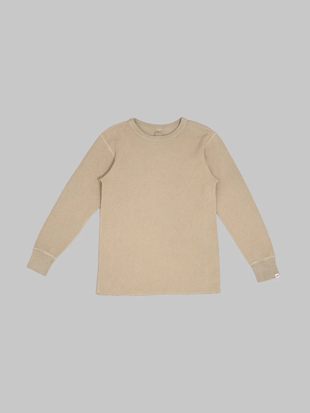 UES Double Honeycomb Thermal T-Shirt Beige