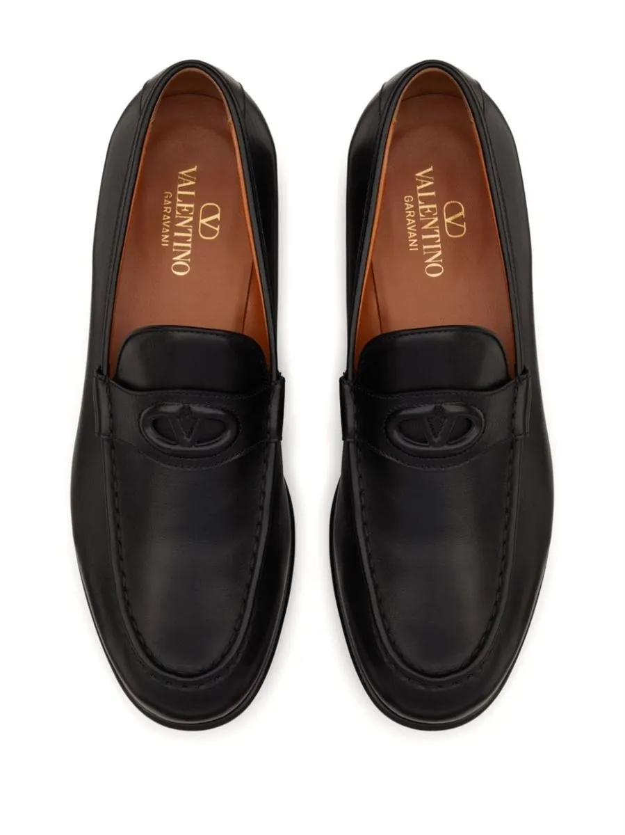 VLOGO SIGNATURE LEATHER LOAFERS