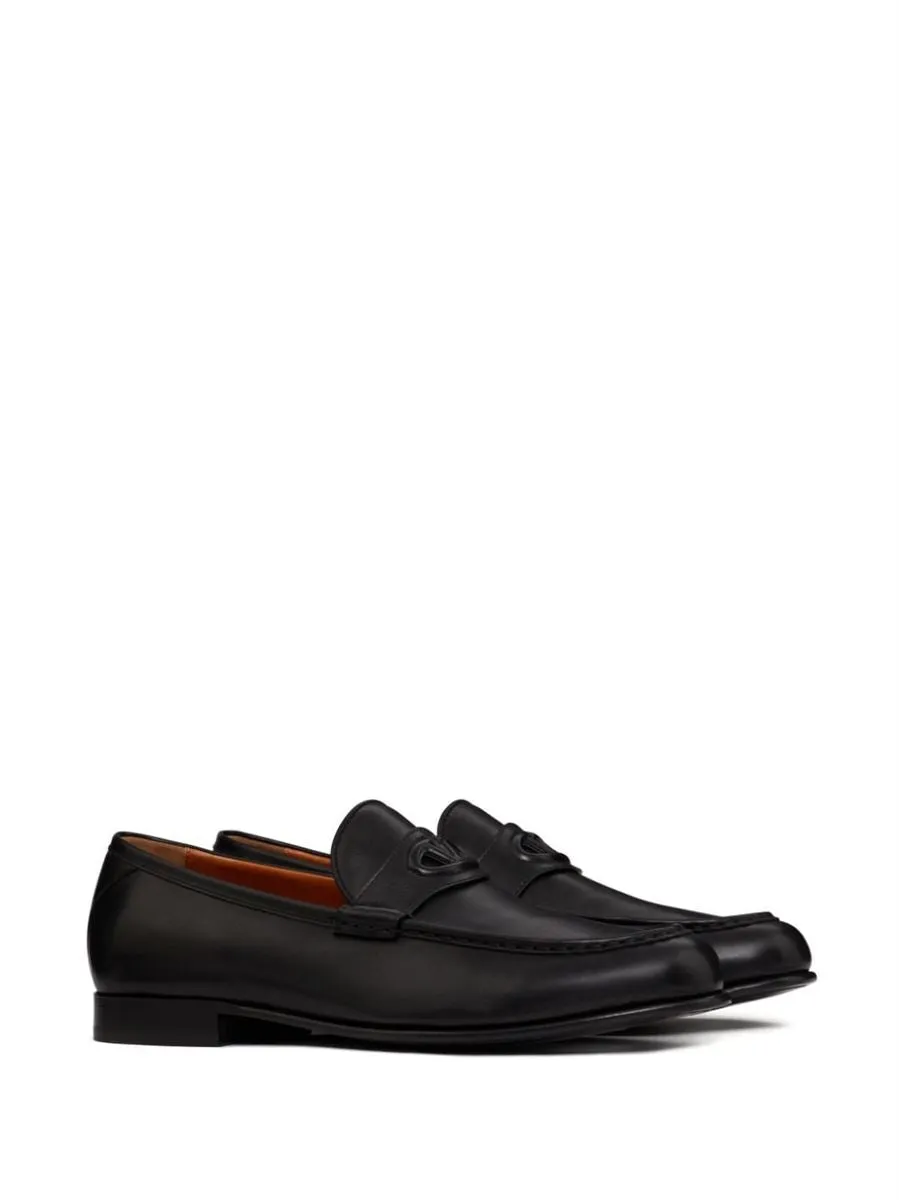 VLOGO SIGNATURE LEATHER LOAFERS